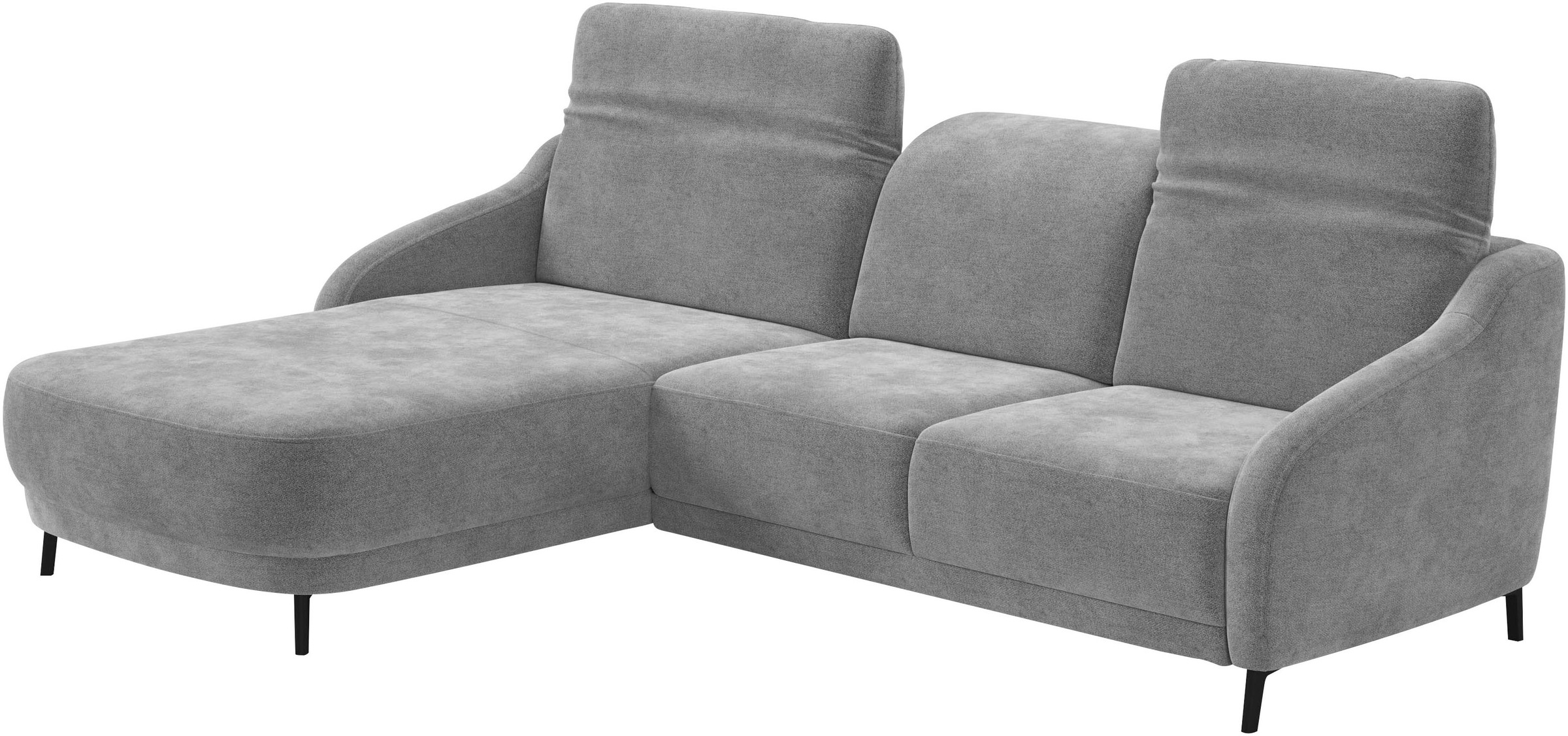 sit&more Ecksofa »Blues L-Form«, wahlweise mit Klapptisch und USB