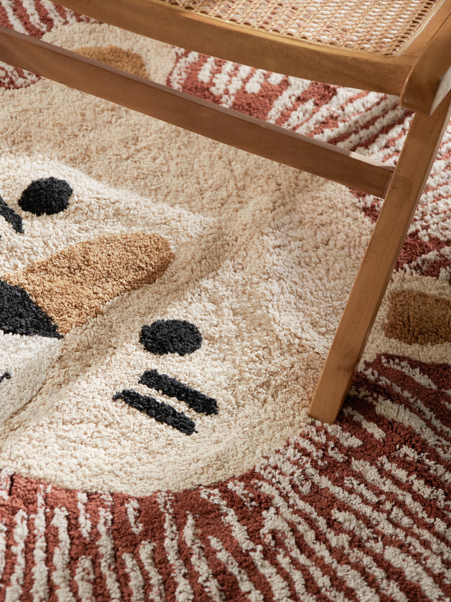HANSE Home Kinderteppich »Leander« rechteckig 10 mm Höhe Waschbar, Handgemacht, Baumwolle, Rutschfest Spielteppich Kinderzimmer