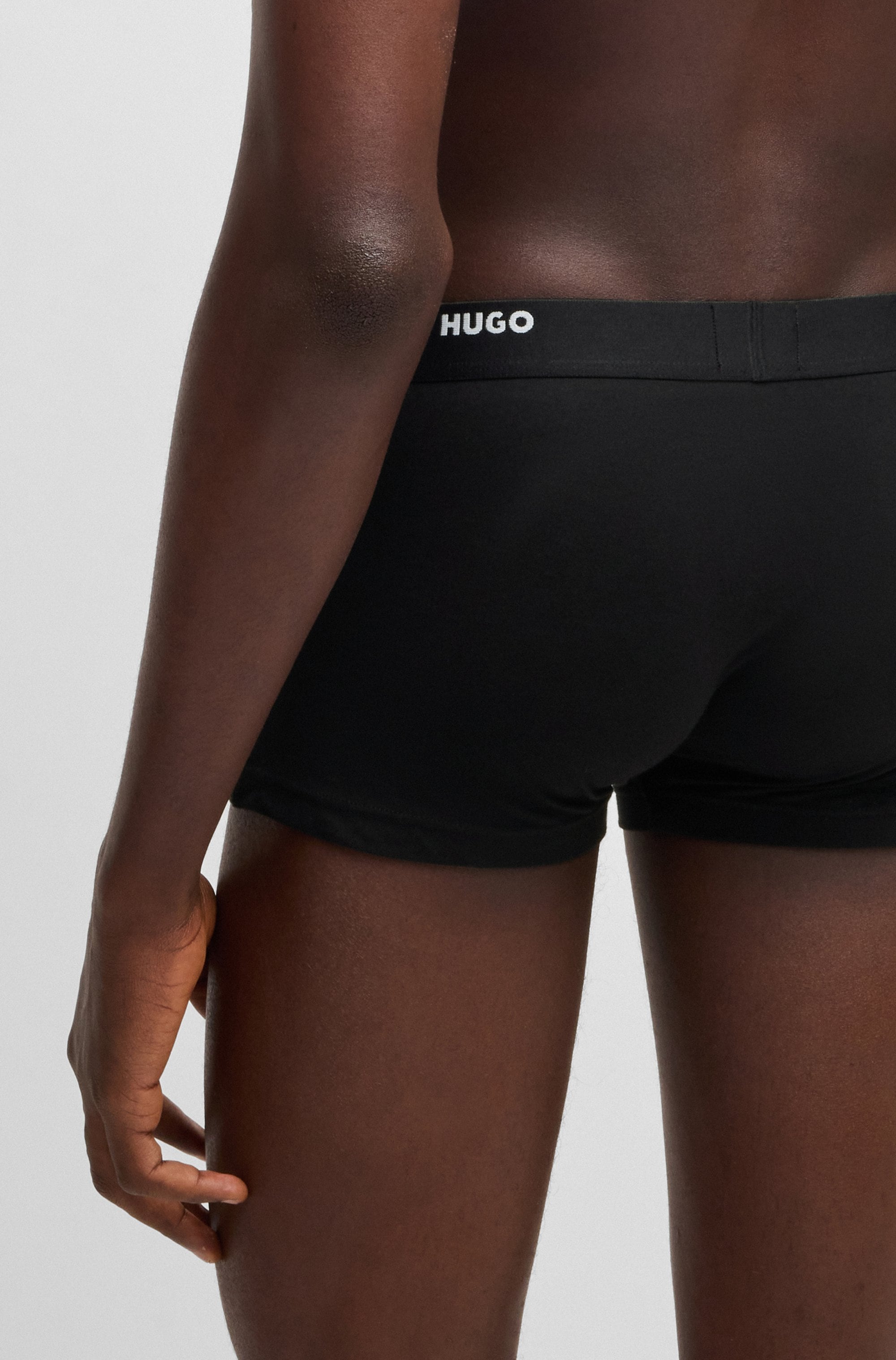 HUGO Underwear Trunk »TRUNK FIVE PACK« 5 Stk. mit HUGO Logoschriftzug am Bund