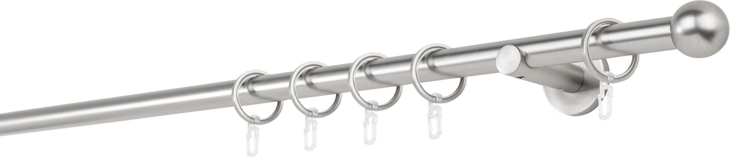 mydeco Gardinenstange »20mm Ball Wandträger 6,5 cm«, 1 läufig-läufig, Fixma günstig online kaufen
