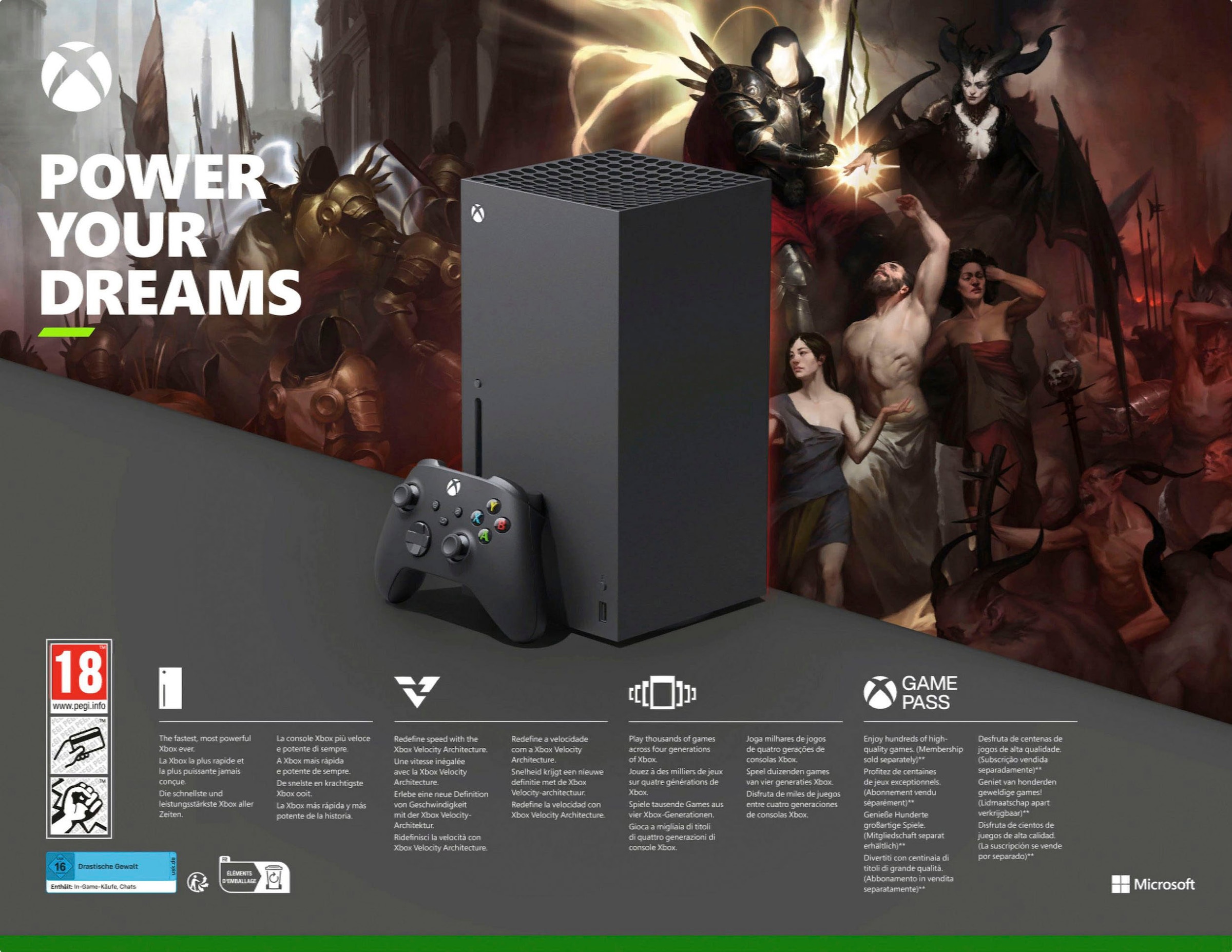 Disponível Xbox series x Nova com dois controles. vem com jogo diablo -  Videogames - Alto Alegre, Cascavel 1257516476