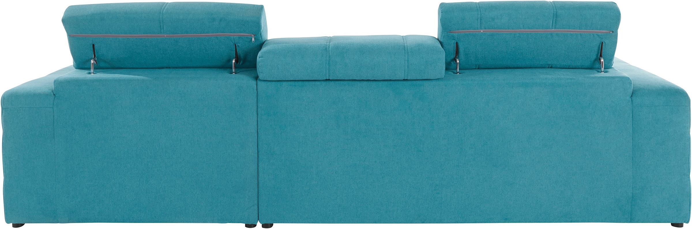 DOMO collection Ecksofa »Brandon große Ausführung B/T/H: 289/177/80 cm, auch in Leder und Cord«, mit Kopfteilverstellung, wahlweise Sitztiefenverstellung, L-Form