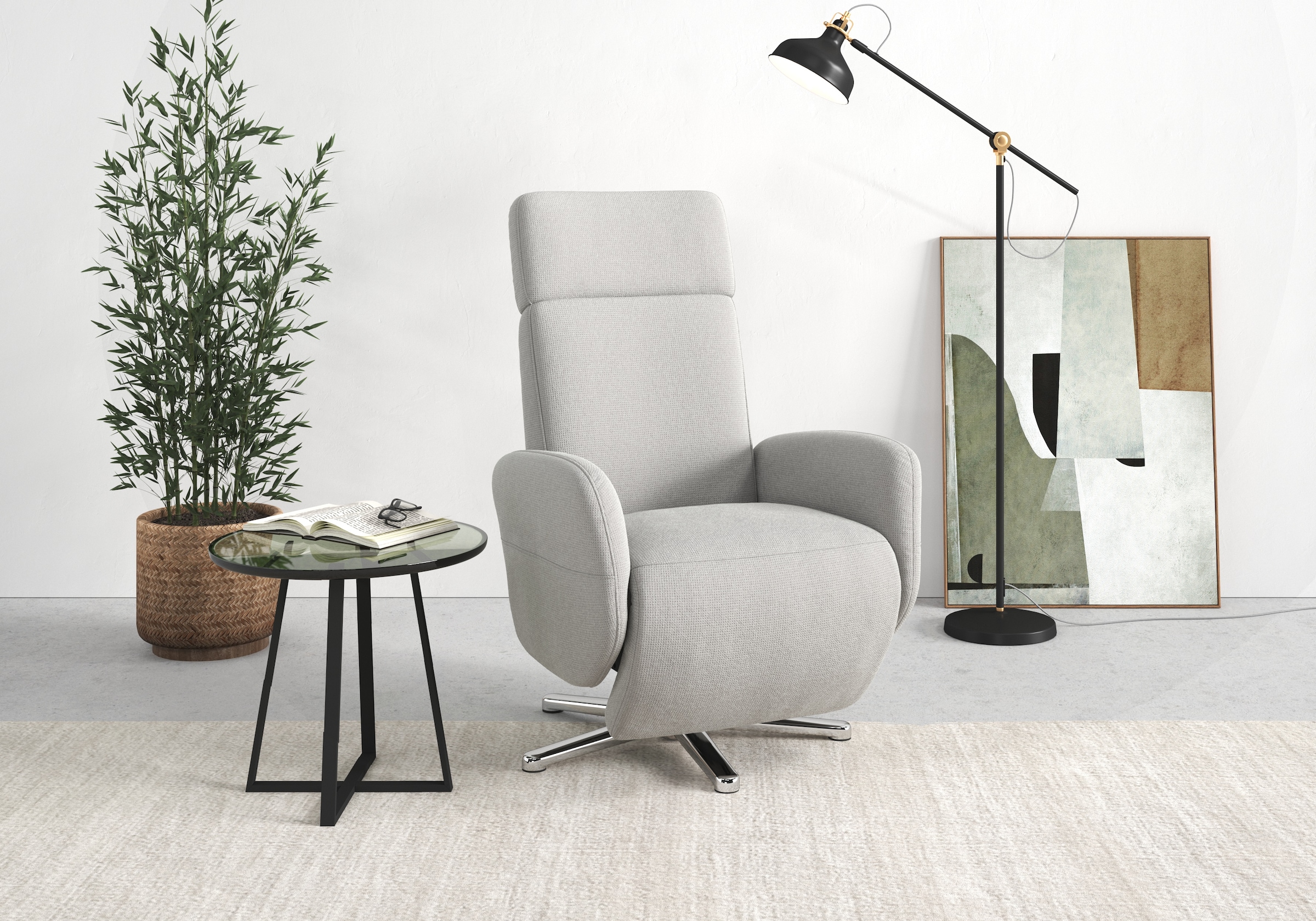 sit&more TV-Sessel »Grenoble, inkl. Kopfteilverstellung« wahlweise mit 2 Mo günstig online kaufen