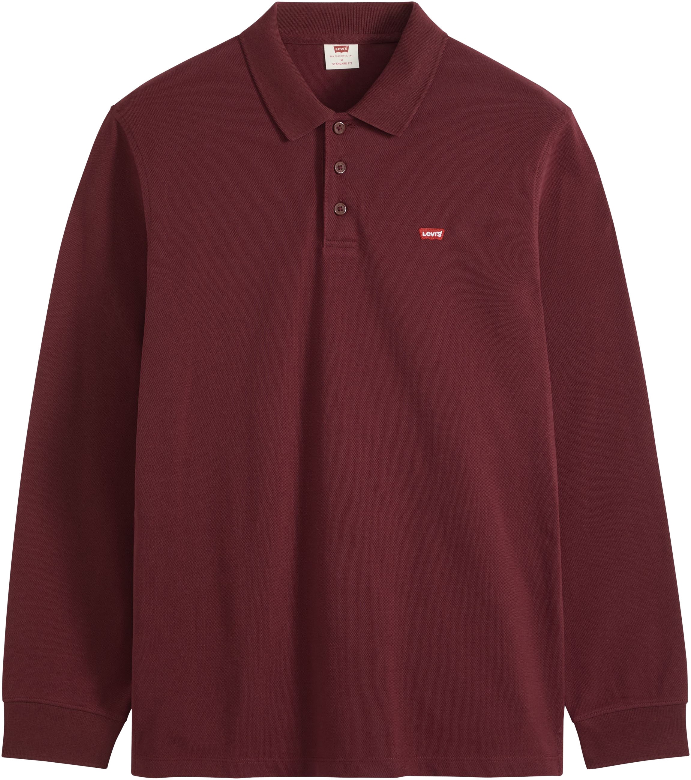 Levi's® Langarm-Poloshirt »LS HM POLO« Polokragenverschluss in 3-Knopf-Form