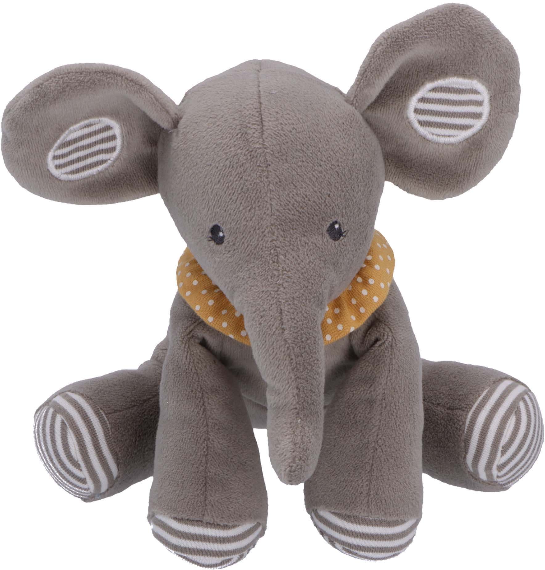 Kuscheltier »Spieltier klein Elefant Eddy«, mit Rassel