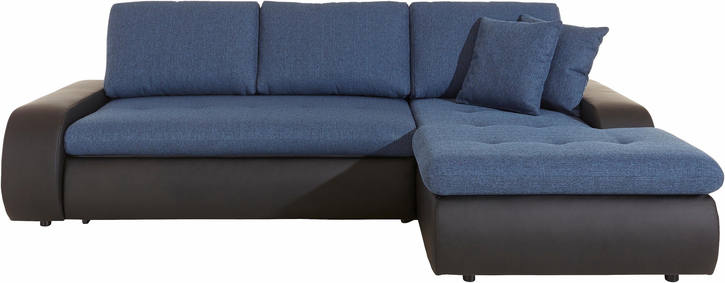 TRENDMANUFAKTUR Ecksofa »Indie, modern und bequem, Materialmix, L-Form«, wa günstig online kaufen