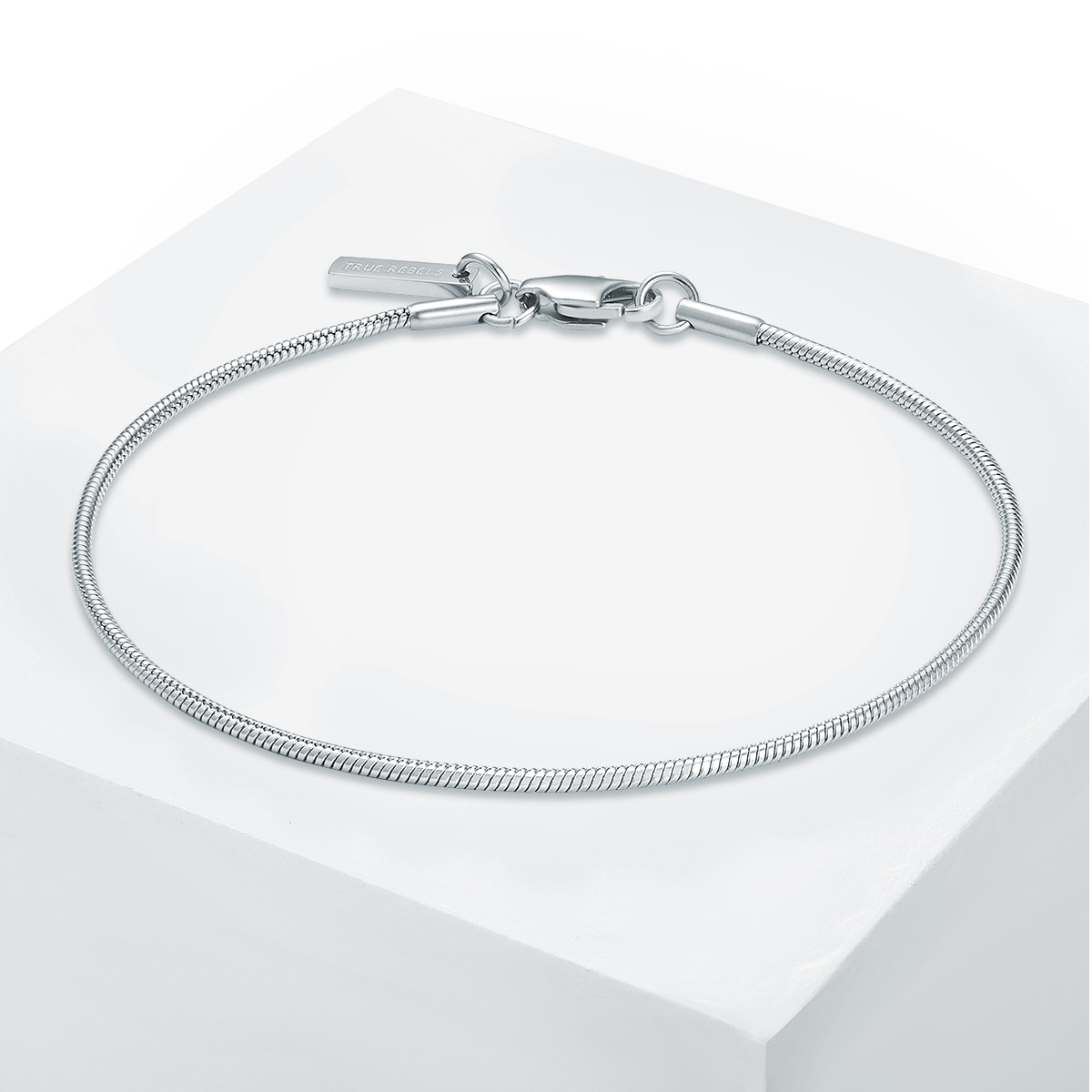 True Rebels Armband »TR11«, (1 tlg.), aus Edelstahl