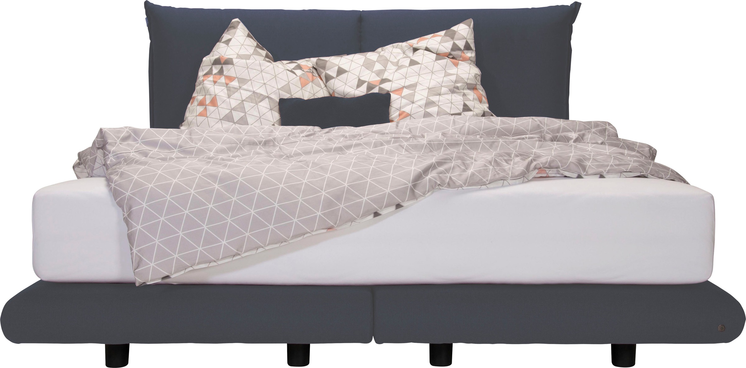 3. Bild von TOM TAILOR HOME Boxspringbett »SOHO PILLOW BOX«, in Schwebeoptik, Kopfteil in Kissenform, Höhe 120 cm