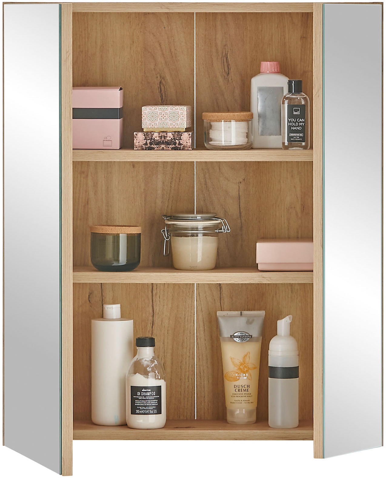 BASIC by Balculina Spiegelschrank »Austin« 1 Stk. tlg. Breite 60 cm, Tür L/R montierbar