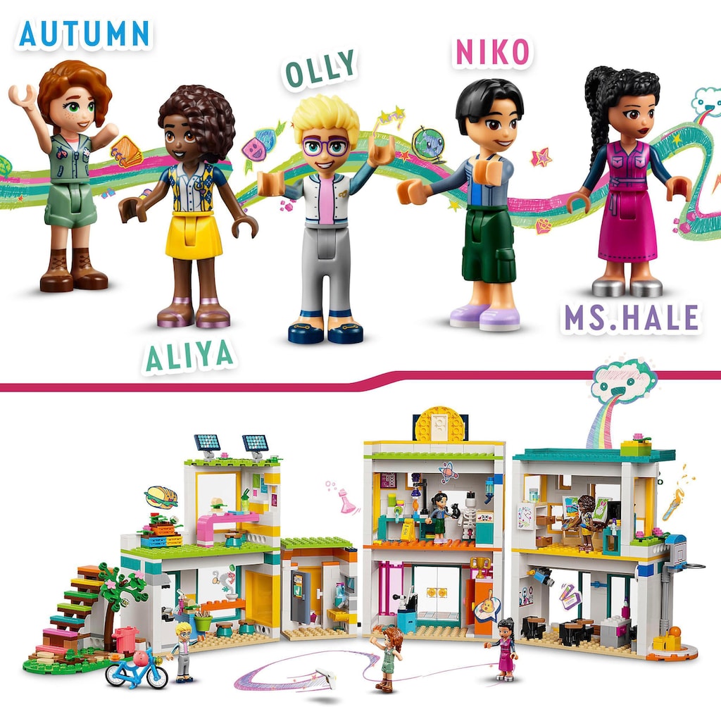 LEGO® Konstruktionsspielsteine »Internationale Schule (41731), LEGO® Friends«, (985 St.)