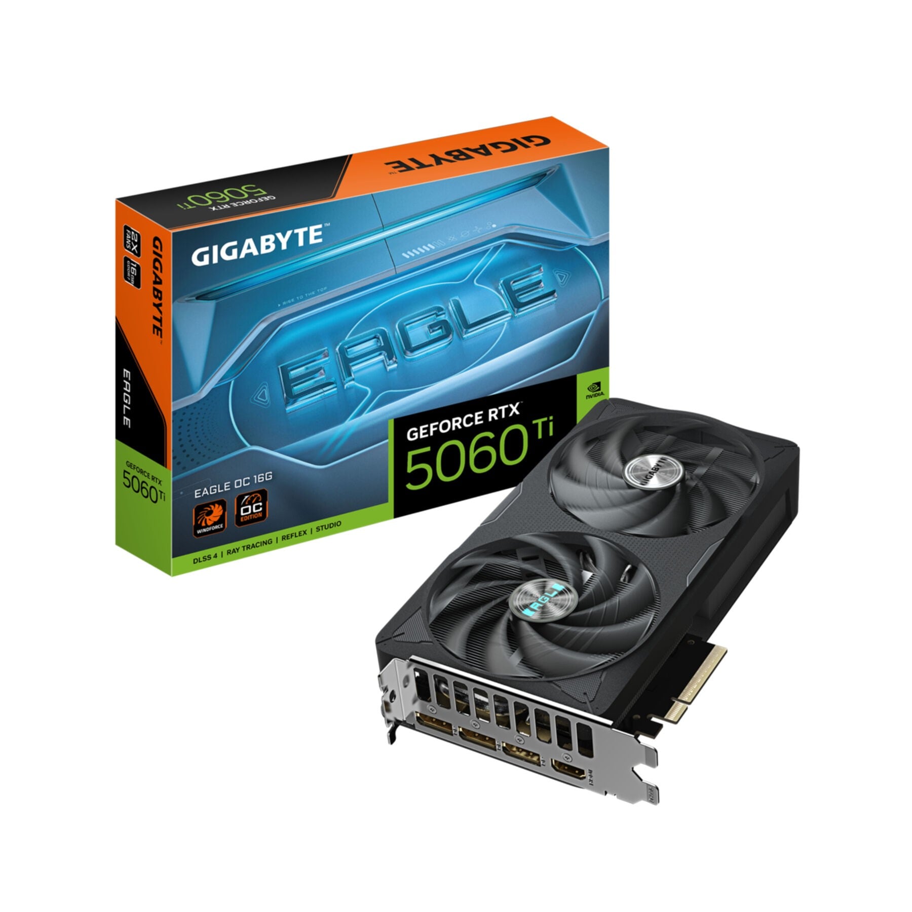 Gigabyte Grafikkarte »GeForce RTX 5060 Ti EAGLE OC 16G Grafikkarte – 16 GB GDDR7, 128 Bit, P«