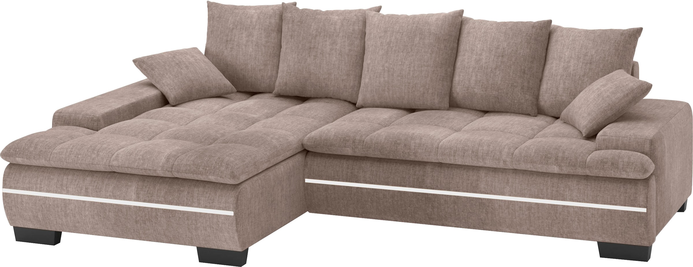Mr. Couch Ecksofa »Haiti II, L-Form«, RGB-LED Beleuchtung, wahlweise mit Ka günstig online kaufen