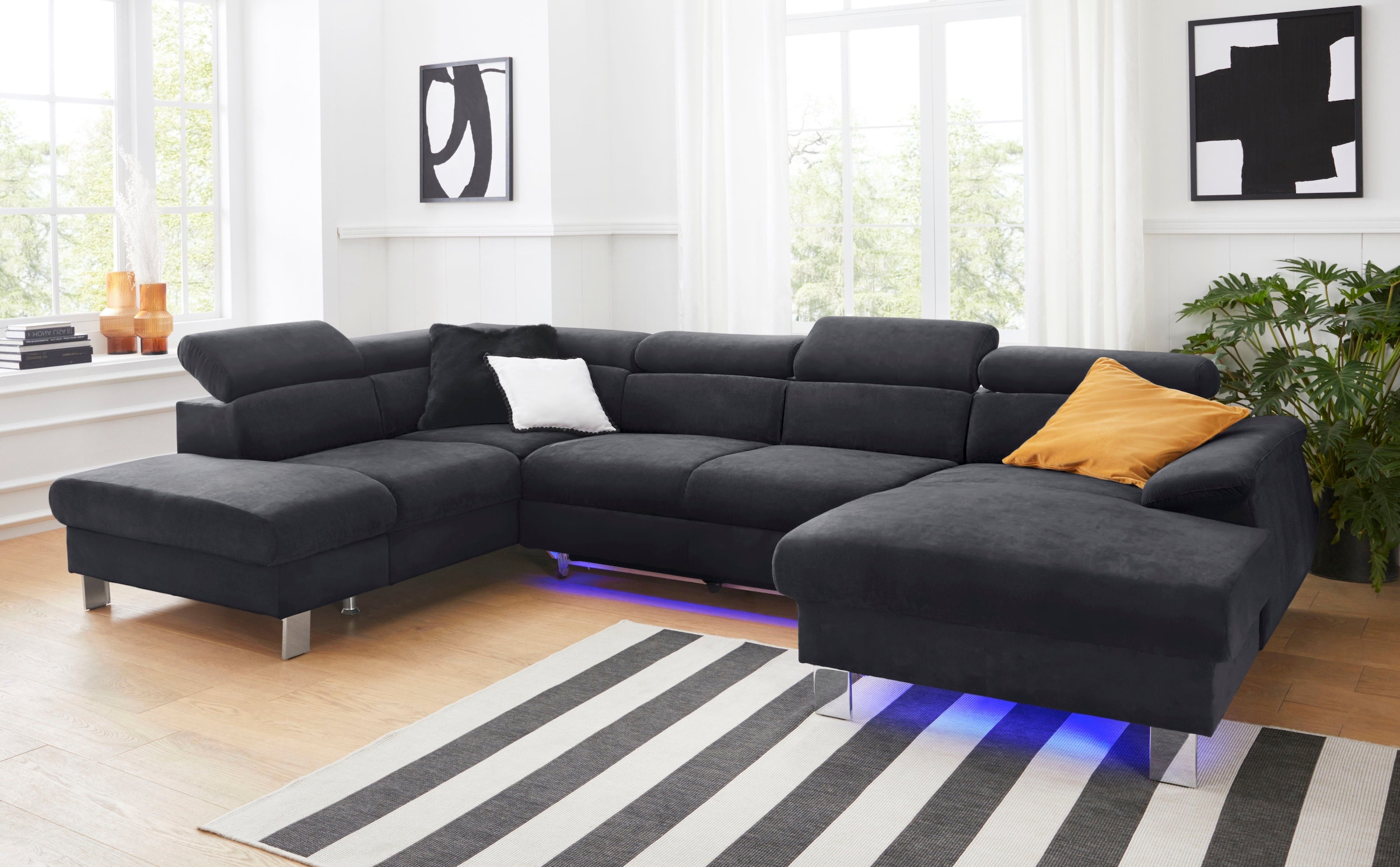 COTTA Polstergarnitur »Komaris U-Form«, (Set), Set bestehend aus: Wohnlands günstig online kaufen