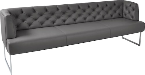 K+W Komfort & Wohnen Polsterbank »Creso« im modernen Chesterfield-Look, Füß günstig online kaufen