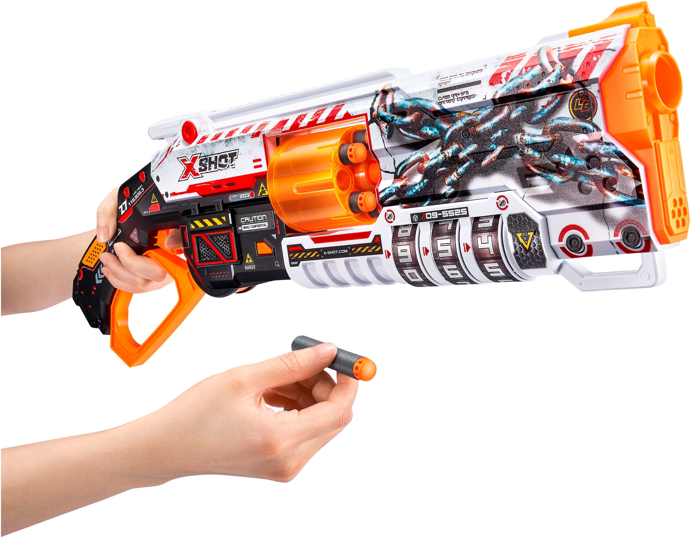 XSHOT Blaster »XSHOT, Skins Lock Blaster mit Darts«