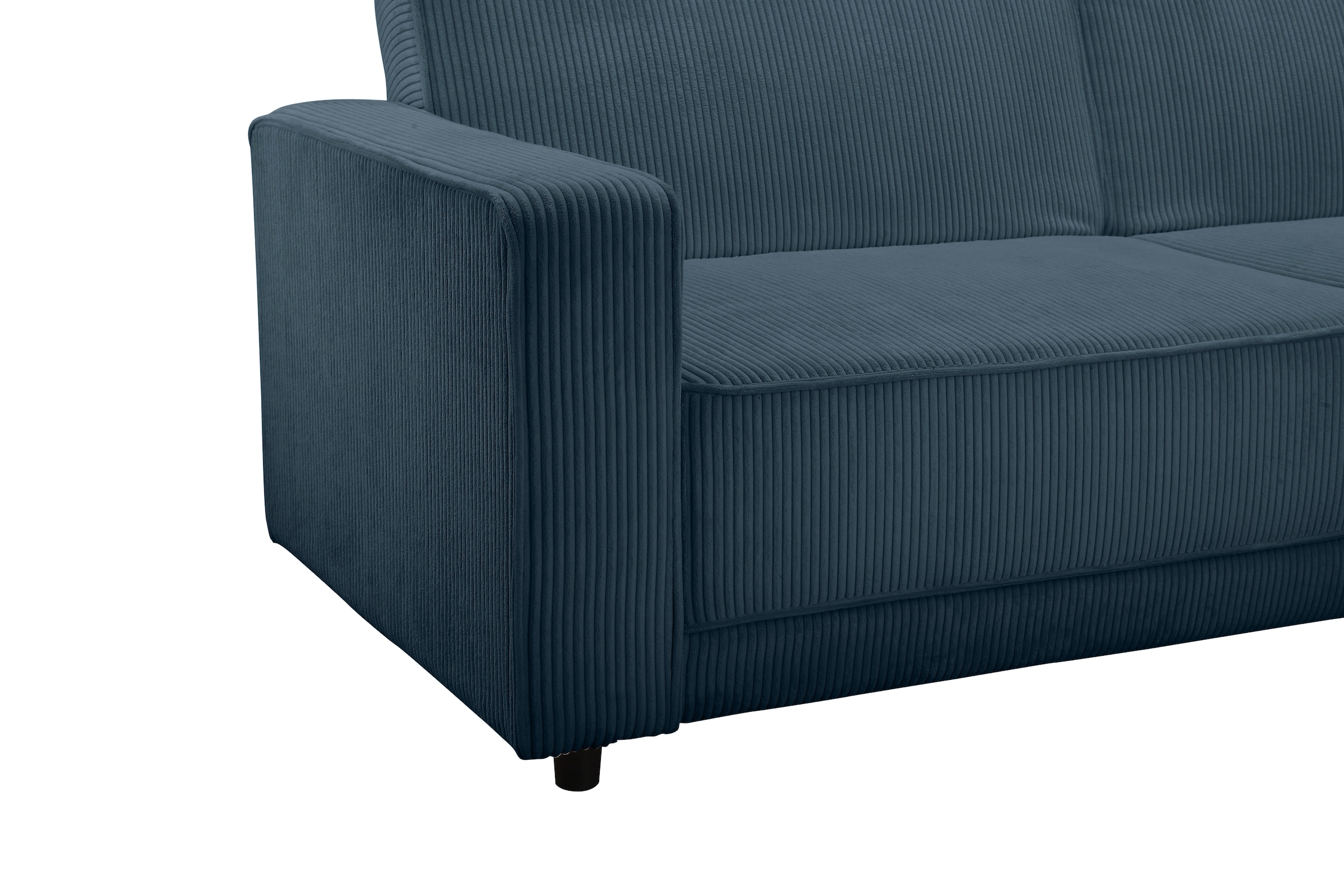 Dorel Home 3-Sitzer »Allie Schlafsofa 225 cm«, Bett-Funktion (108/190cm), trendiger Cord o. pflegeleichter Velours