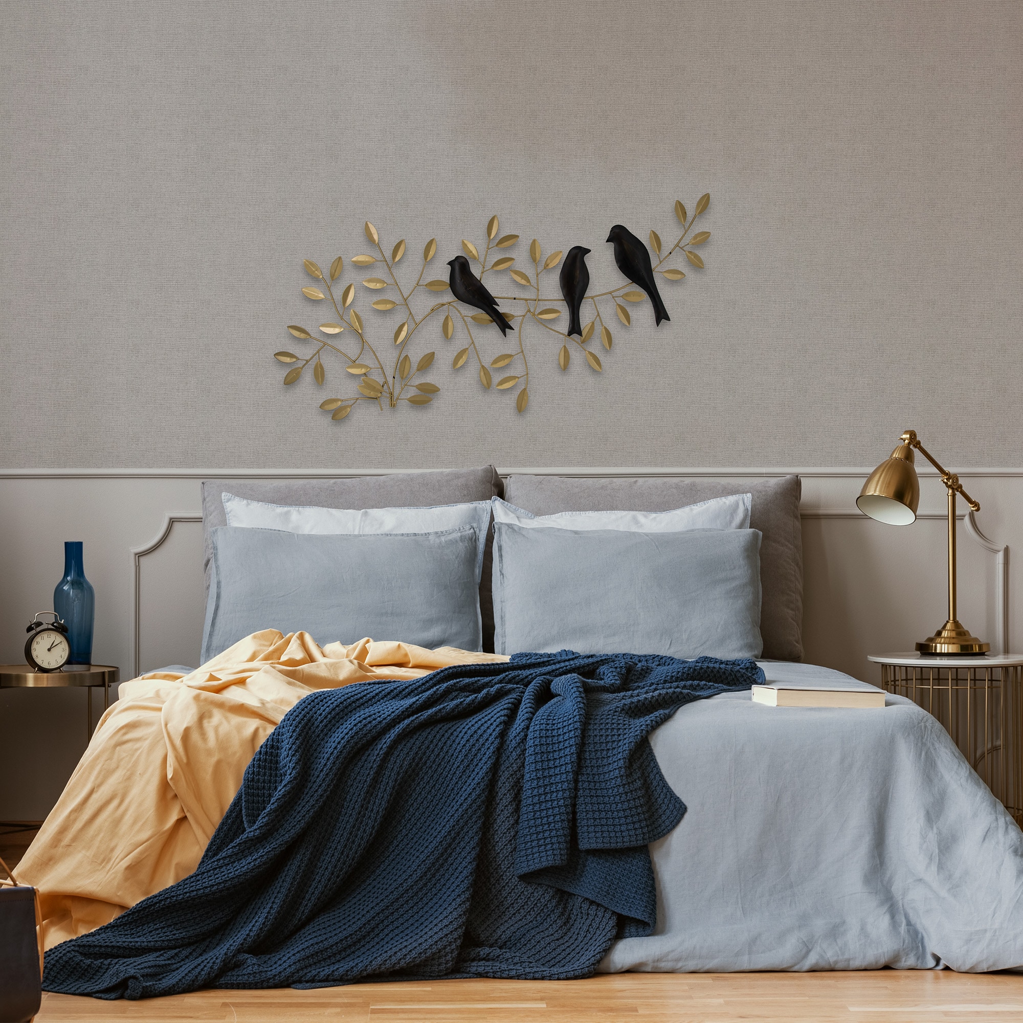 Art for the home Metallbild »Vögel auf dem Zweig« 1 Stk. tlg. günstig online kaufen