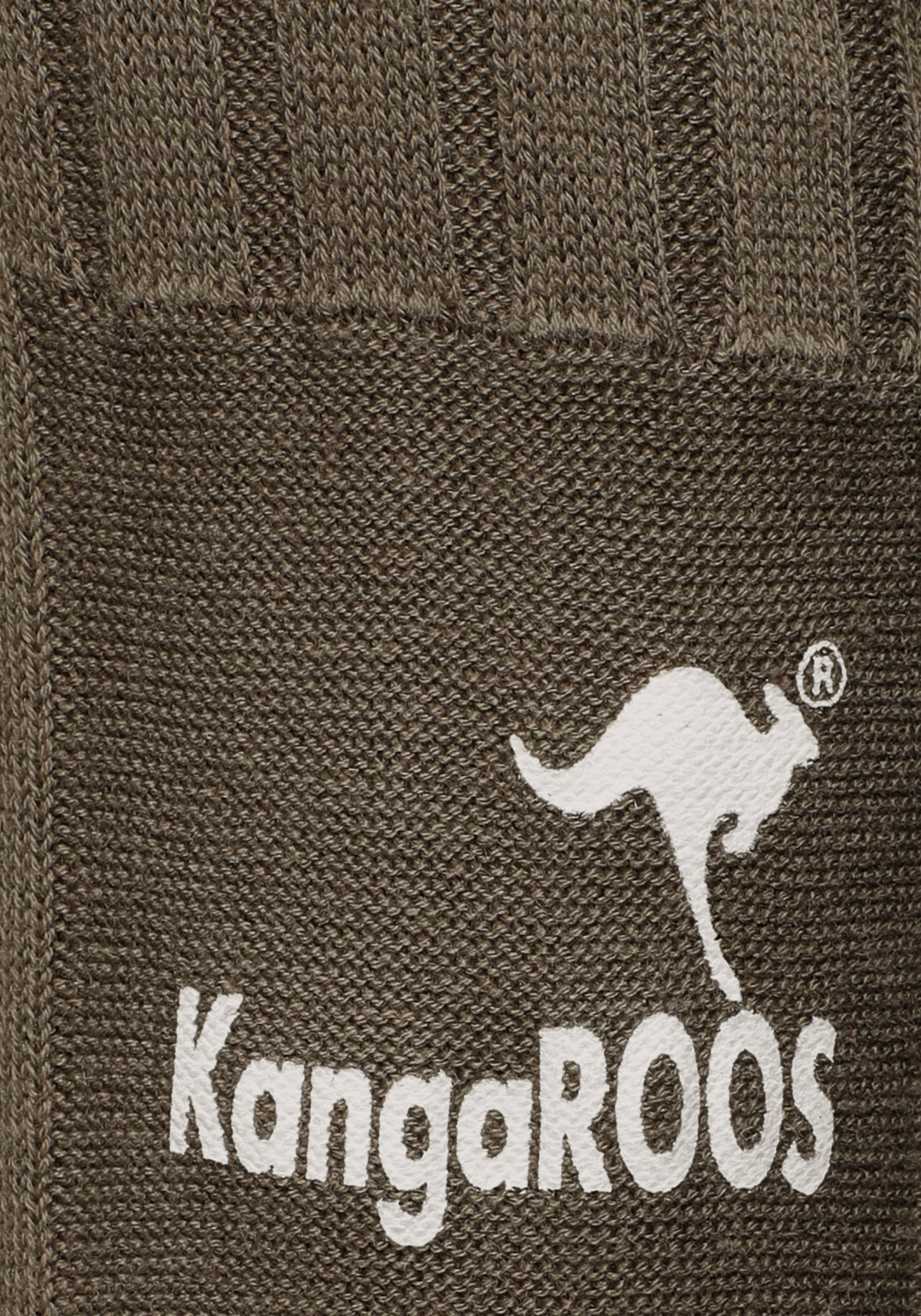 Feinstrick geripptem KangaROOS bestellen V-Ausschnitt-Pullover, online in breit