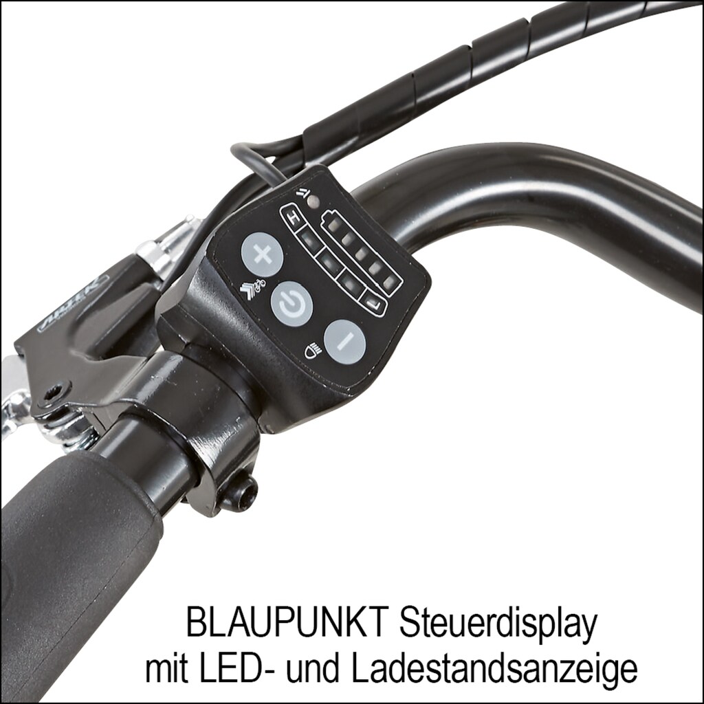 Didi THURAU Edition E-Bike »Alu City Comfort Tiefeinsteiger«, 3 Gang, Shimano, Frontmotor 250 W, (mit Schloss)
