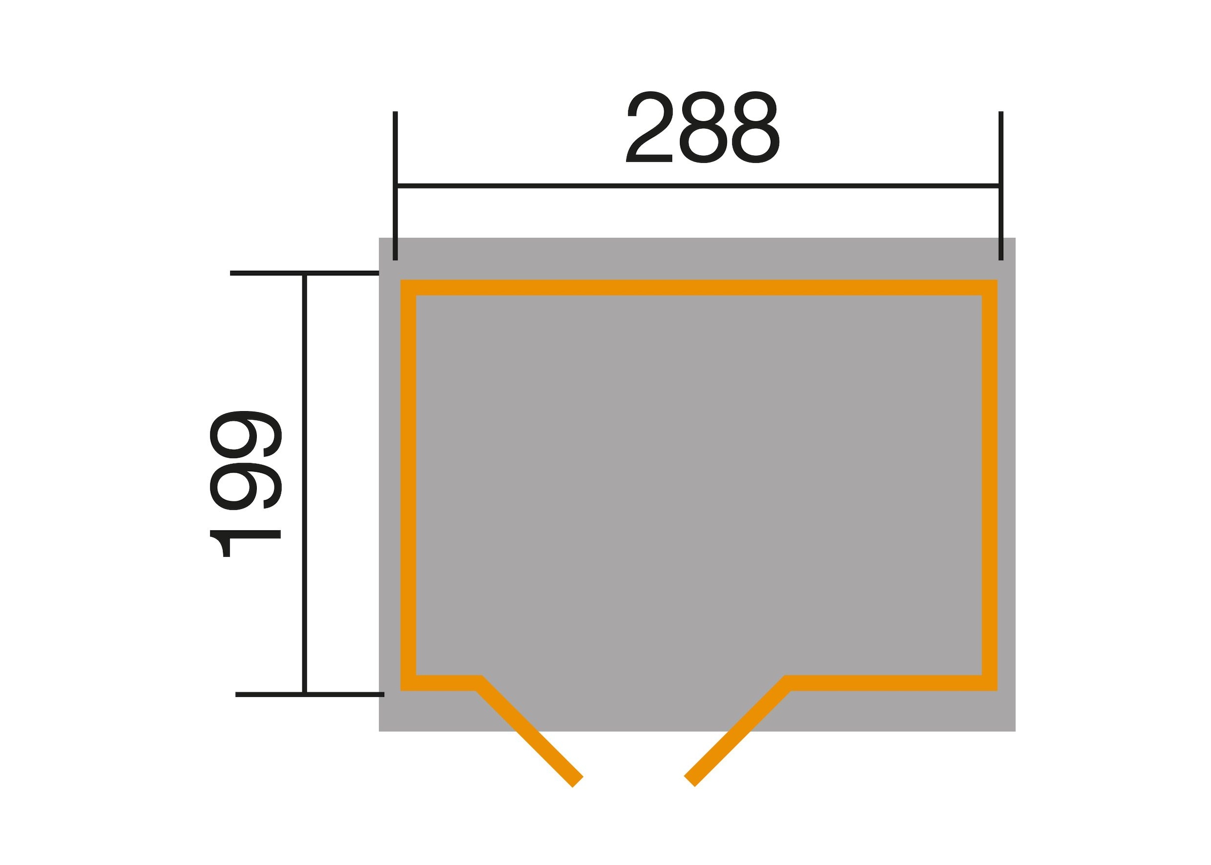 weka Gerätehaus »Lagerhaus 607 A, kdi, 20 mm«
