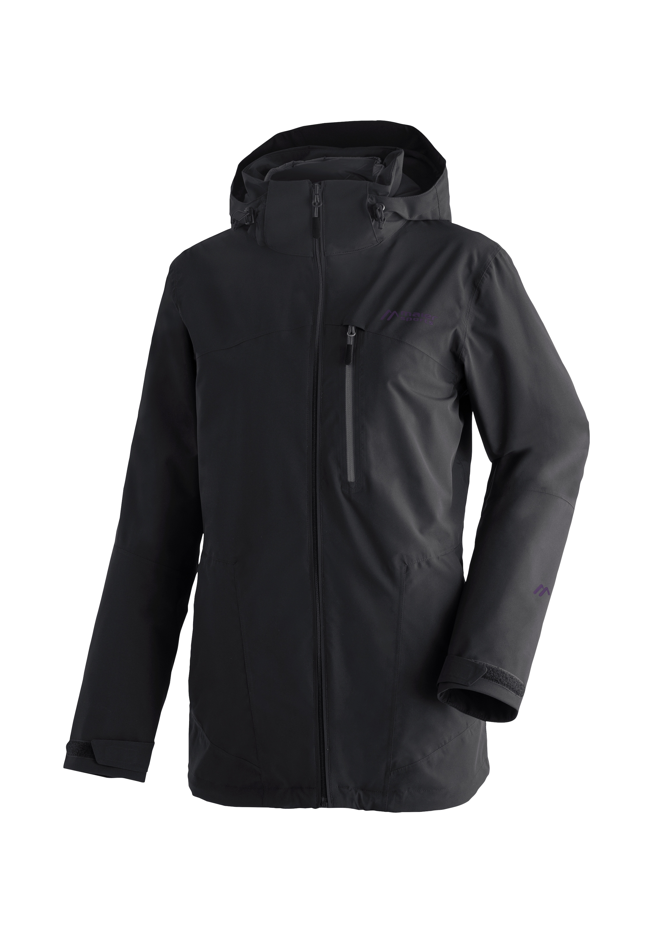 Outdoorjacke »Ribut Long W«, Damen Wanderjacke, atmungsaktiv und wasserdicht,...