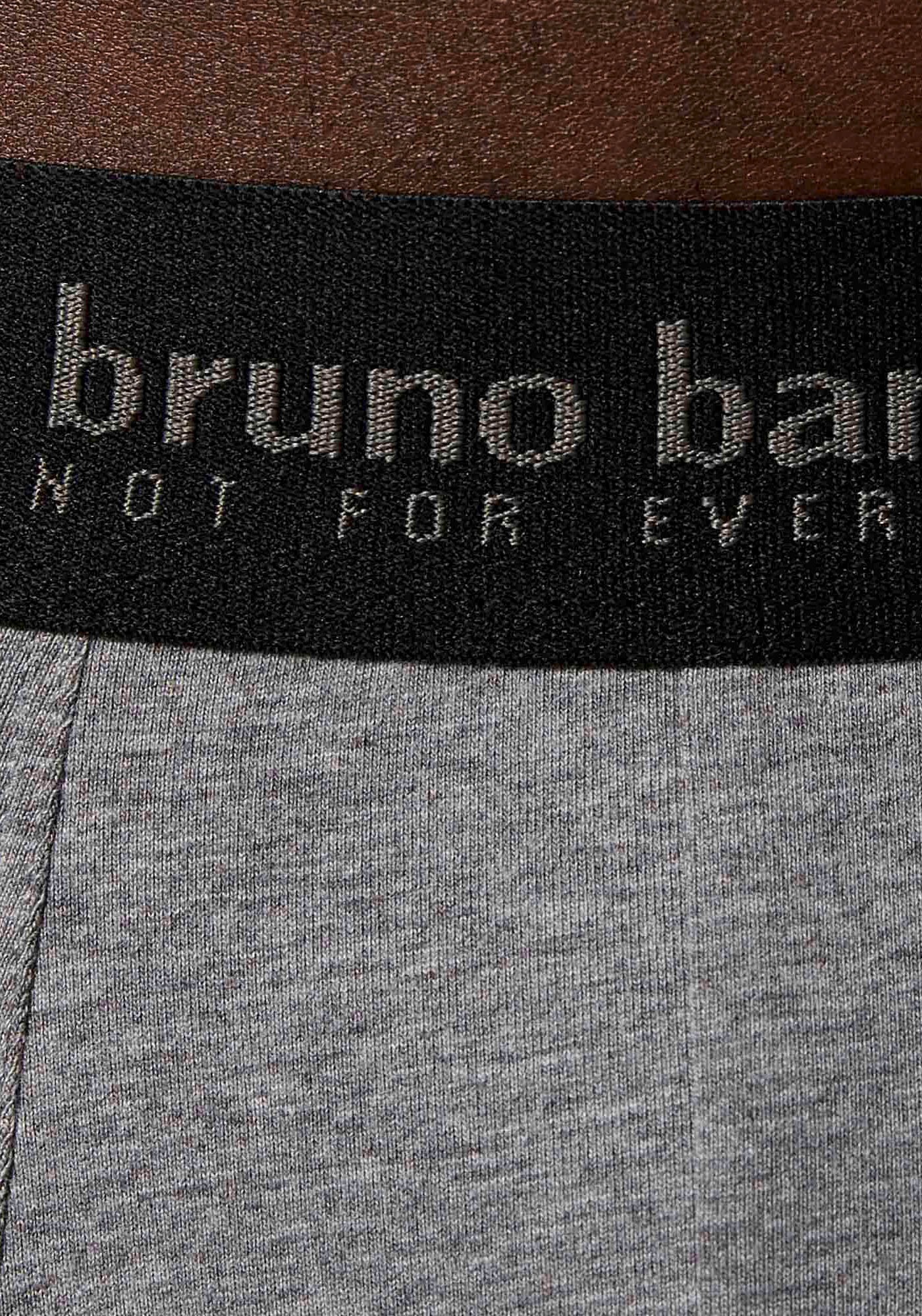 Bruno Banani Boxershorts »Short 3Pack Energy Cotton«, (3er Pack), mit Schriftzug am Bund