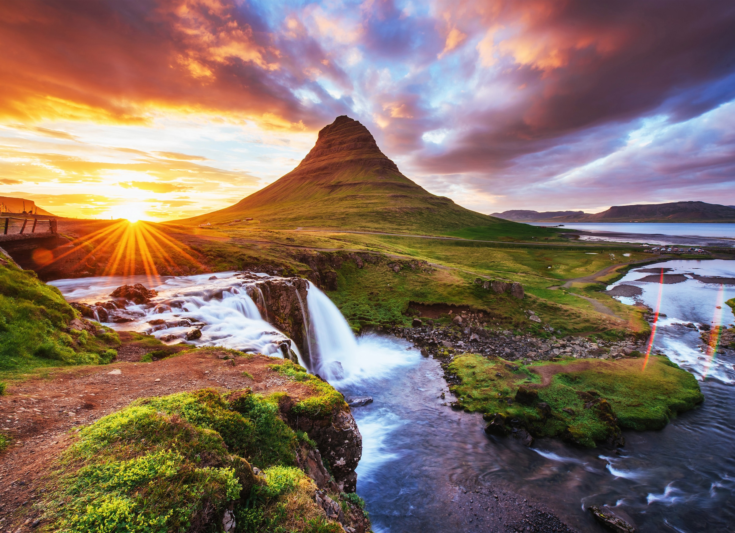 Papermoon Fototapete »Kirkjufel Waterfalls Iceland« glatt günstig online kaufen
