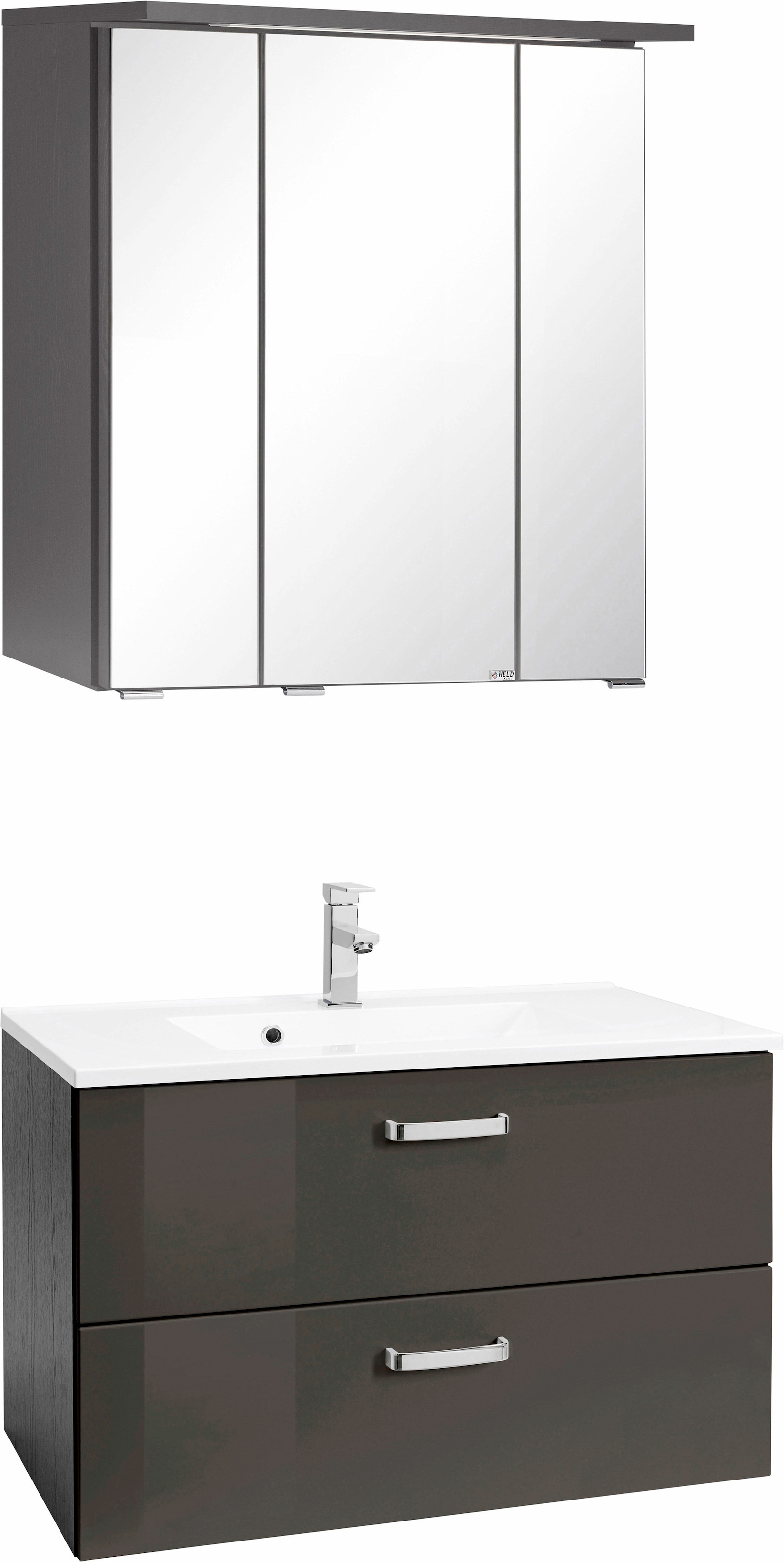 welltime Badmöbel-Set »Ravenna« 2 Stk. tlg. mit Soft-Close Funktion günstig online kaufen