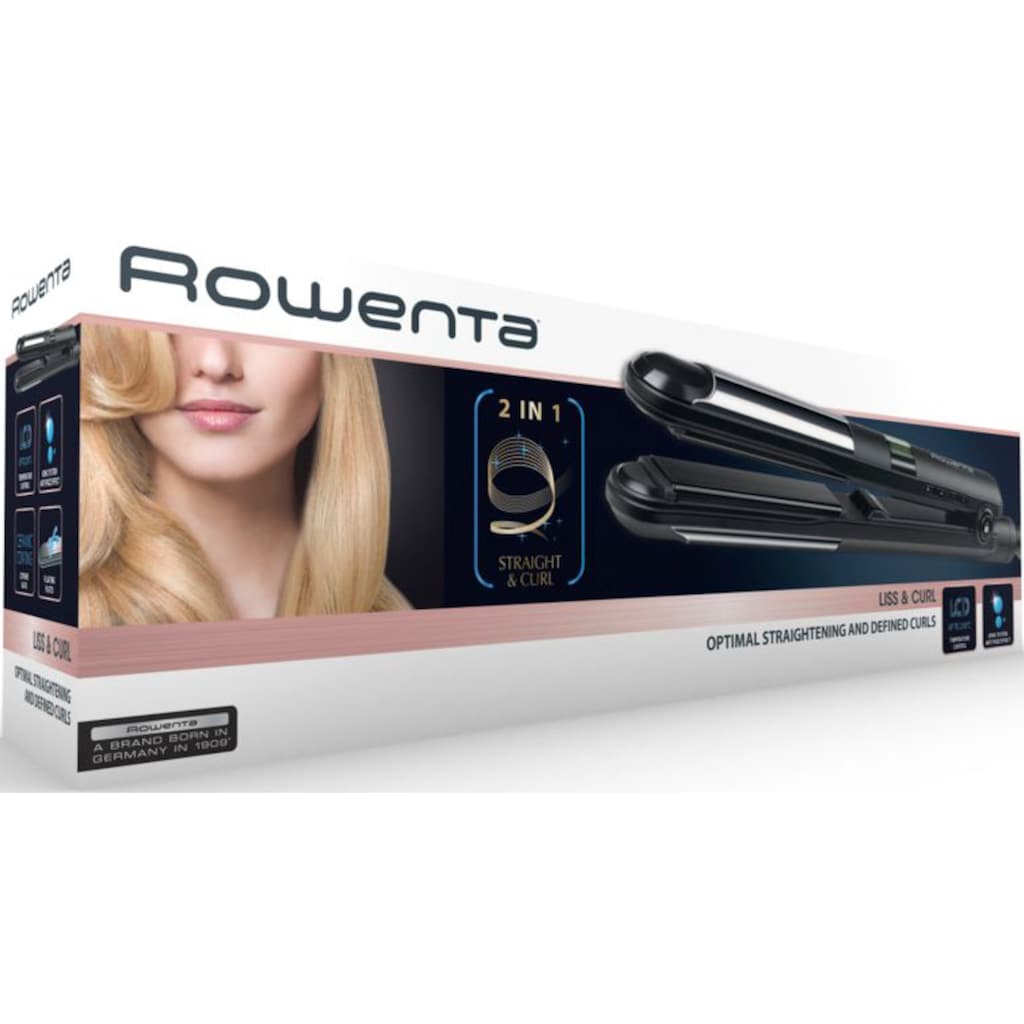 Rowenta Glätteisen »SF4210 Liss & Curl«, Keramik-Beschichtung