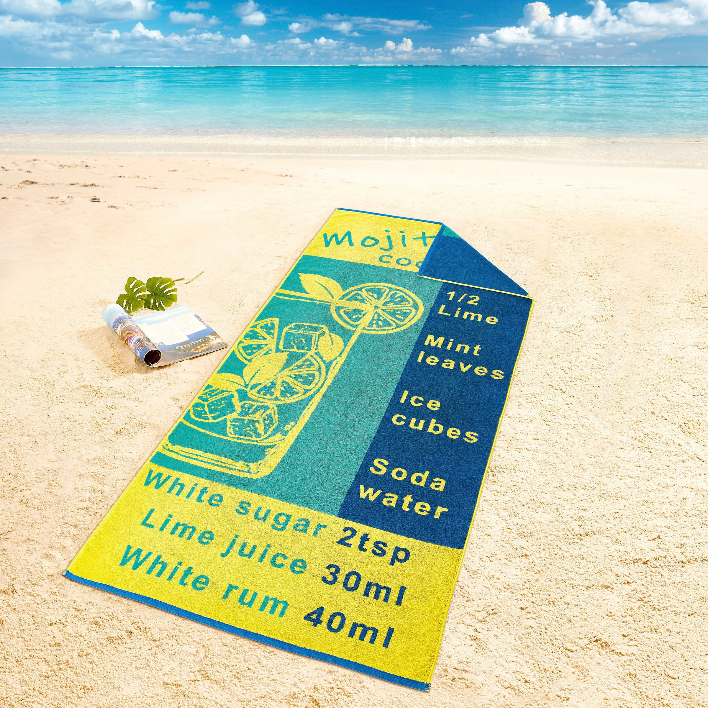 Dyckhoff Strandtuch »Mojito«, (1 St.), 100% Baumwolle günstig online kaufen