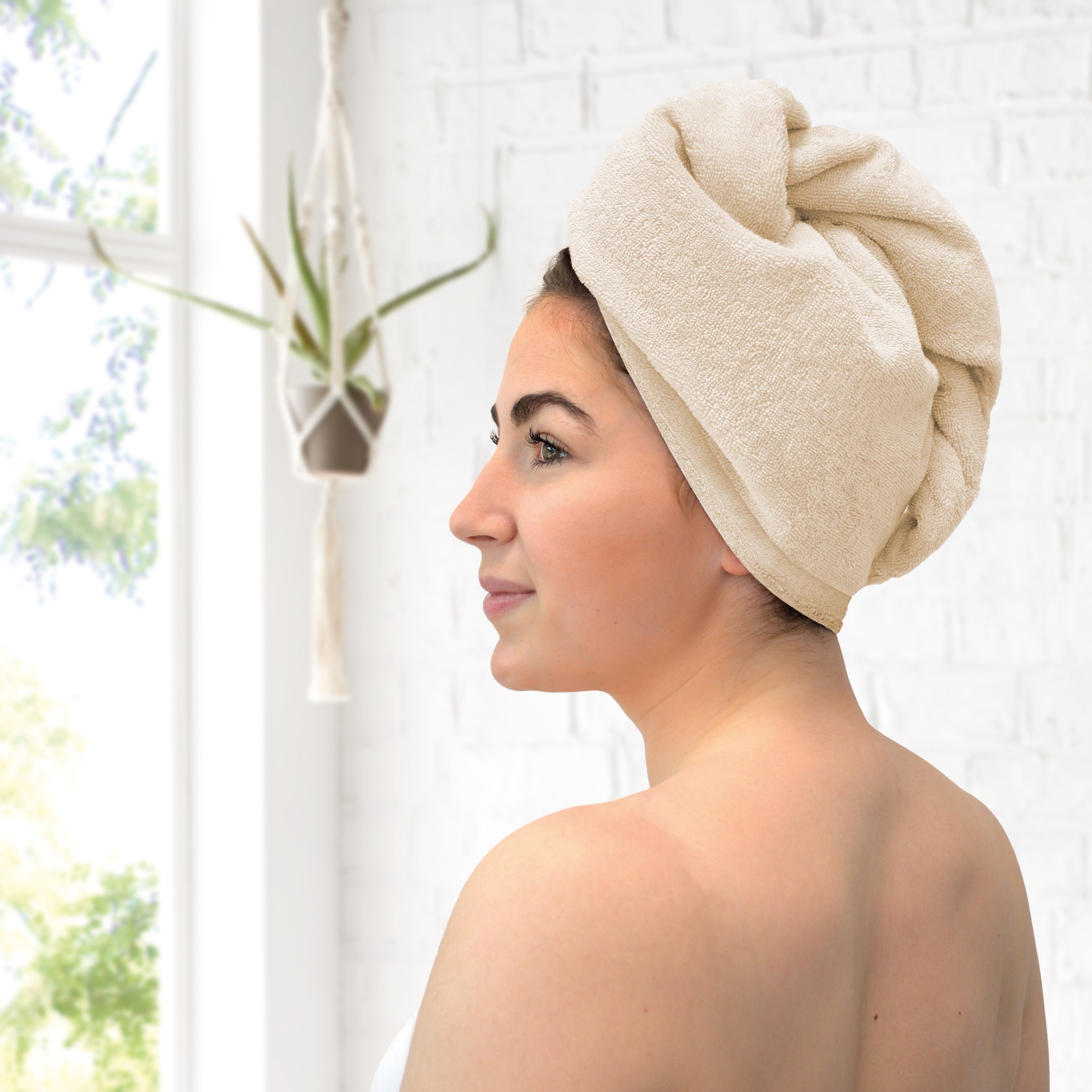 Dyckhoff Turban-Handtuch »Opal Turban-Handtuch«, (Set, 2 St.)