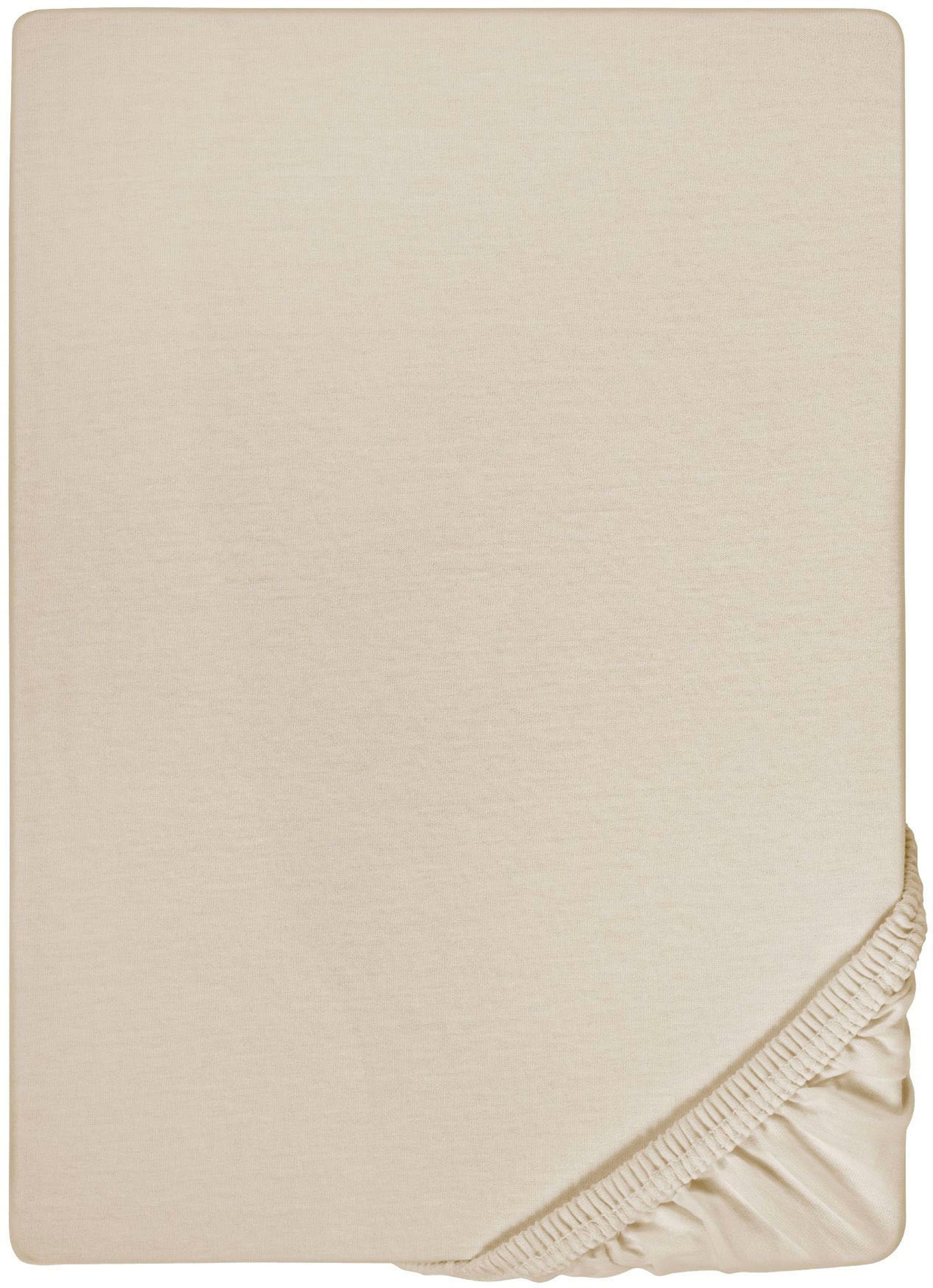 Biberna Spannbettlaken »Marc in Gr. 90x200, 140x200 oder 180x200 cm«, (1 St.), aus Baumwolle, für Matratzen bis 22 cm Höhe, Bettlaken, Spannbetttuch