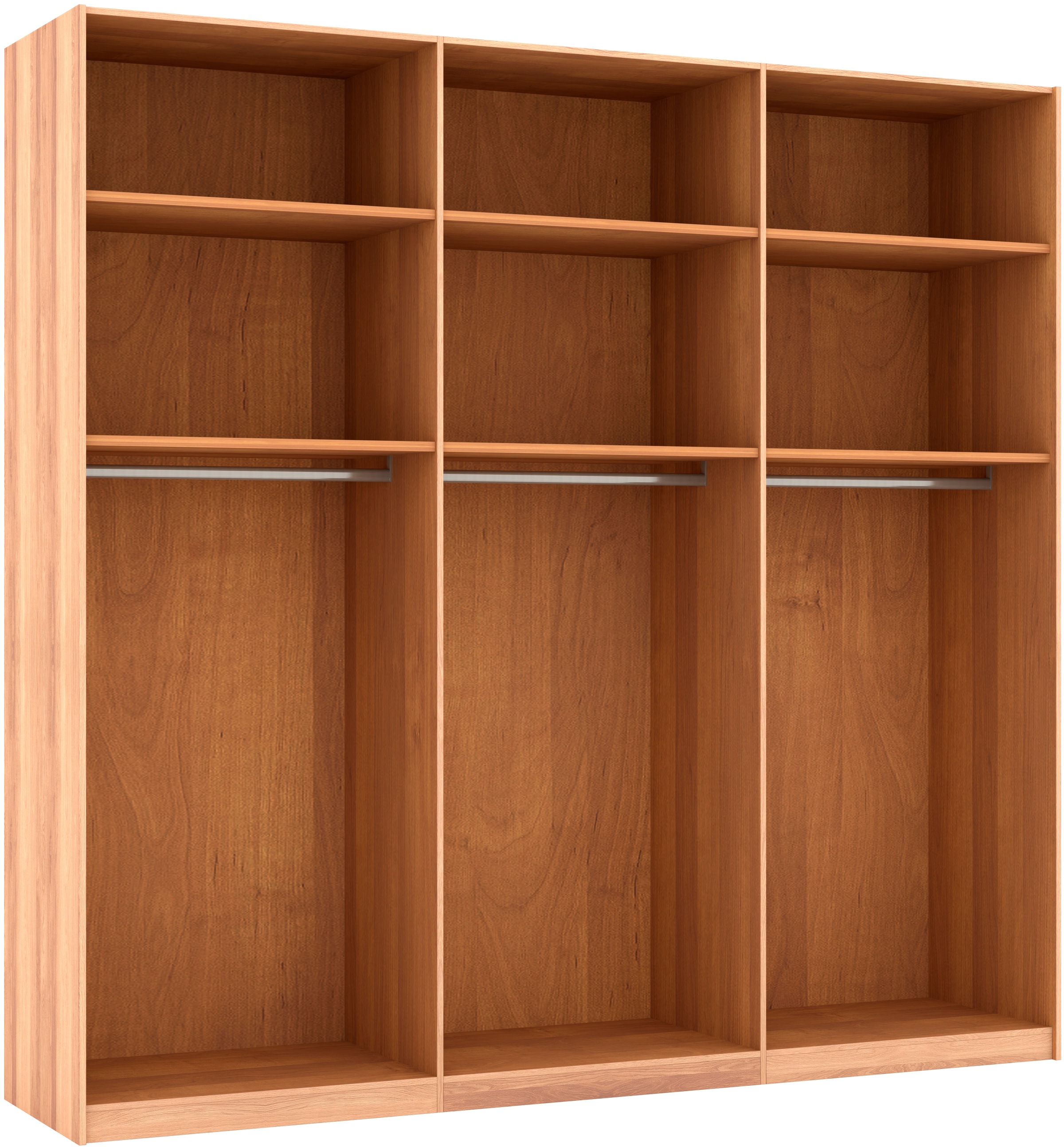 Musterring Schwebetürenschrank »Sorrent, Kleiderschrank, Schrank, Schiebetüren«, (Teilmassiv Eiche, MADE IN GERMANY), Türen in Eiche massiv mit Kassetten-Optik, verschiedene Maße verfügbar