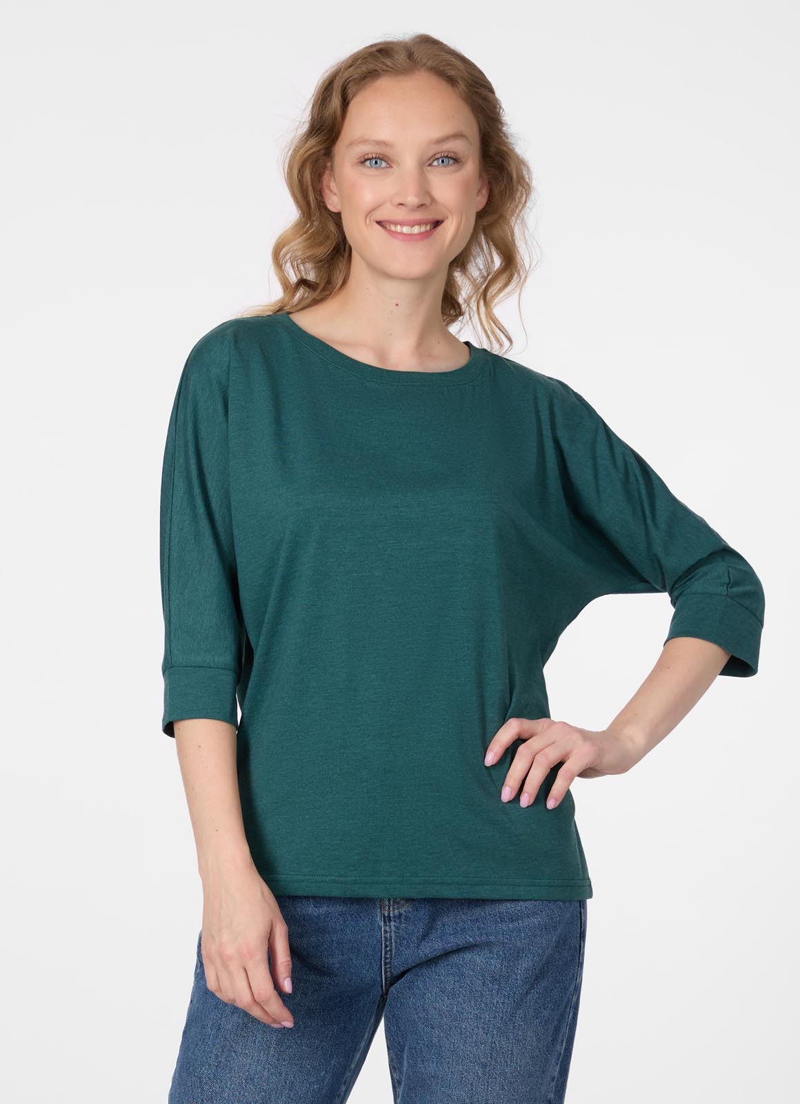 Ragwear 3/4-Arm-Shirt »SHIMONA« Baumwollmix mit 3/4-Ärmeln und softem Finish