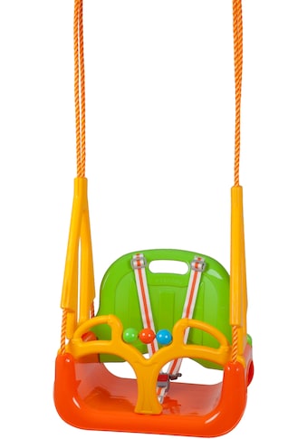 Babyschaukelsitz »DoReMi, orange«, 3in1; Babyschaukel, Schaukelsitz und Schaukelbrett...