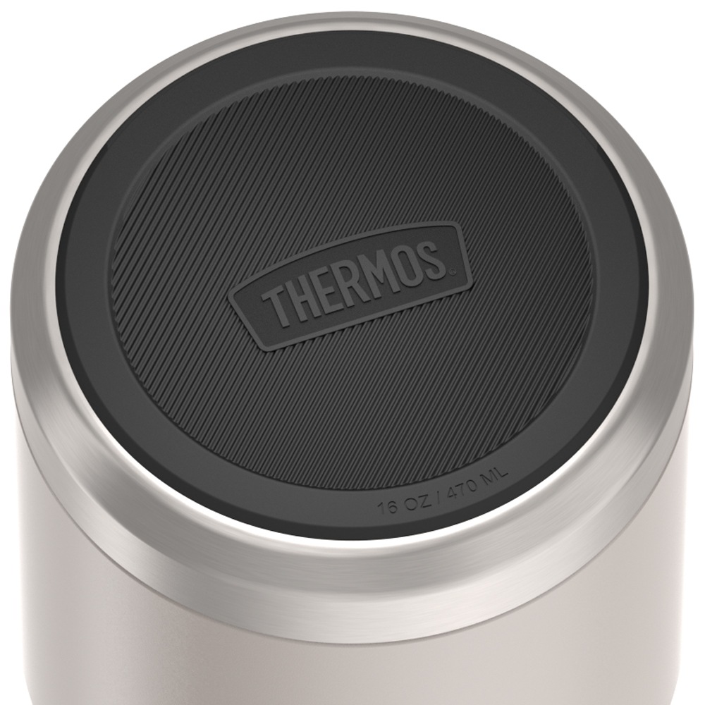 THERMOS Thermobehälter »ICON FOOD JAR, Thermobehälter für Essen, spülmaschinenfest« 1 Stk. tlg. 0,47l, 10h heiß & 24h kalt, dicht & auslaufsicher, mit Löffel