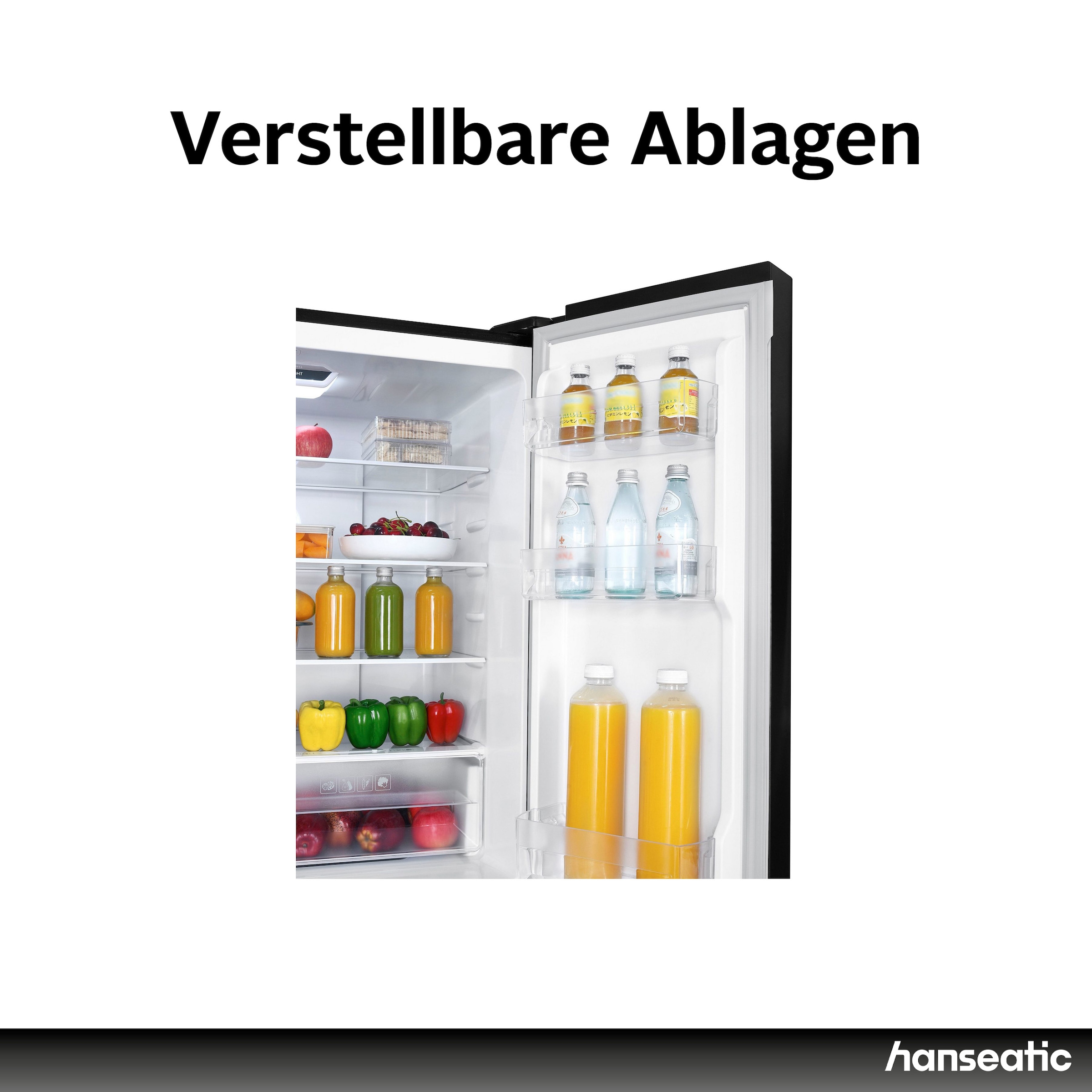 Hanseatic Multi Door »HCDB18080DWDBI« 180 cm hoch 79 cm breit inkl. 3 Jahre Herstellergarantie