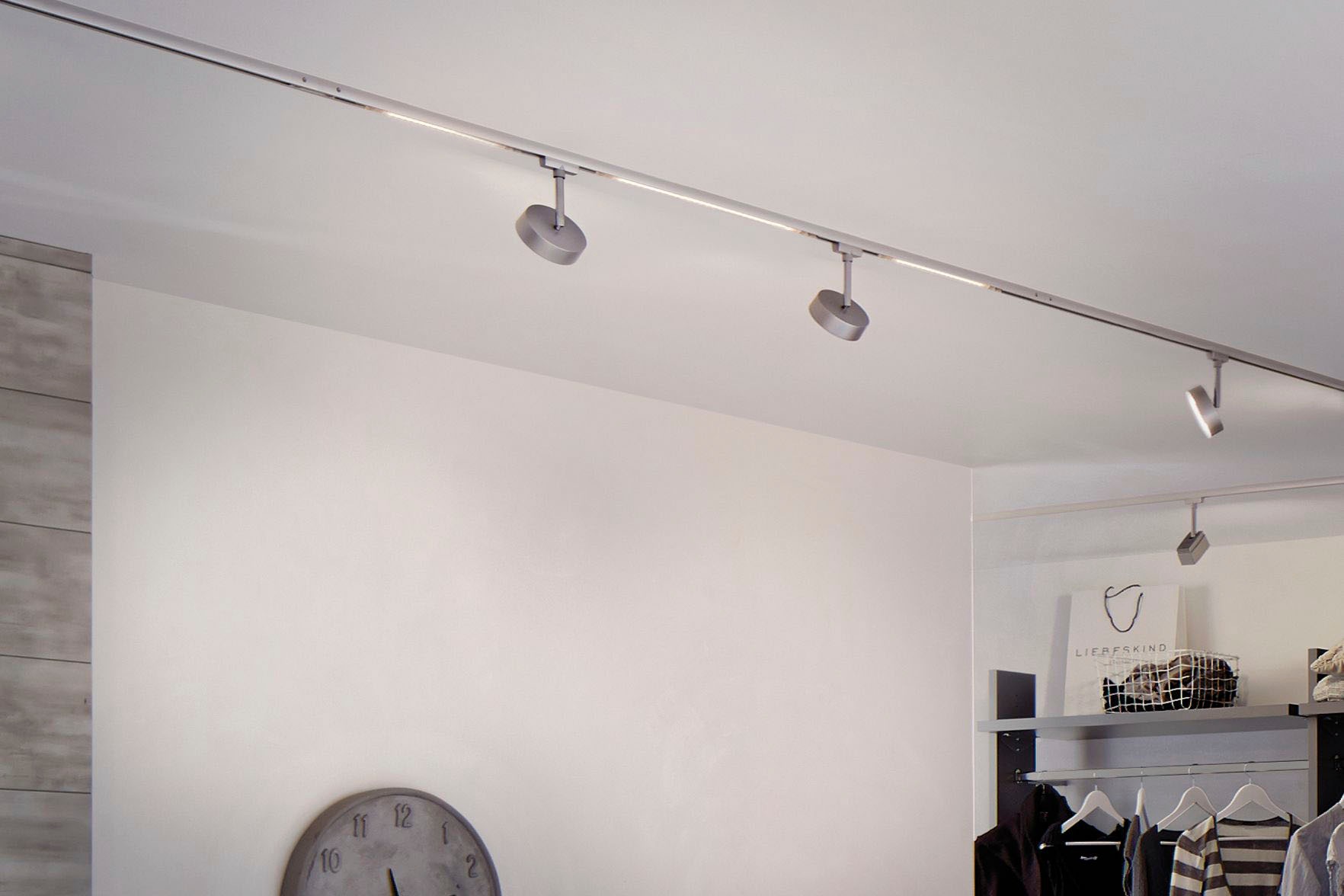 Paulmann Schienensystem-Leuchten »URail Spot Circle 1x5W 3000K 230V«, (1 tlg.), 3-Step-Dimmbar