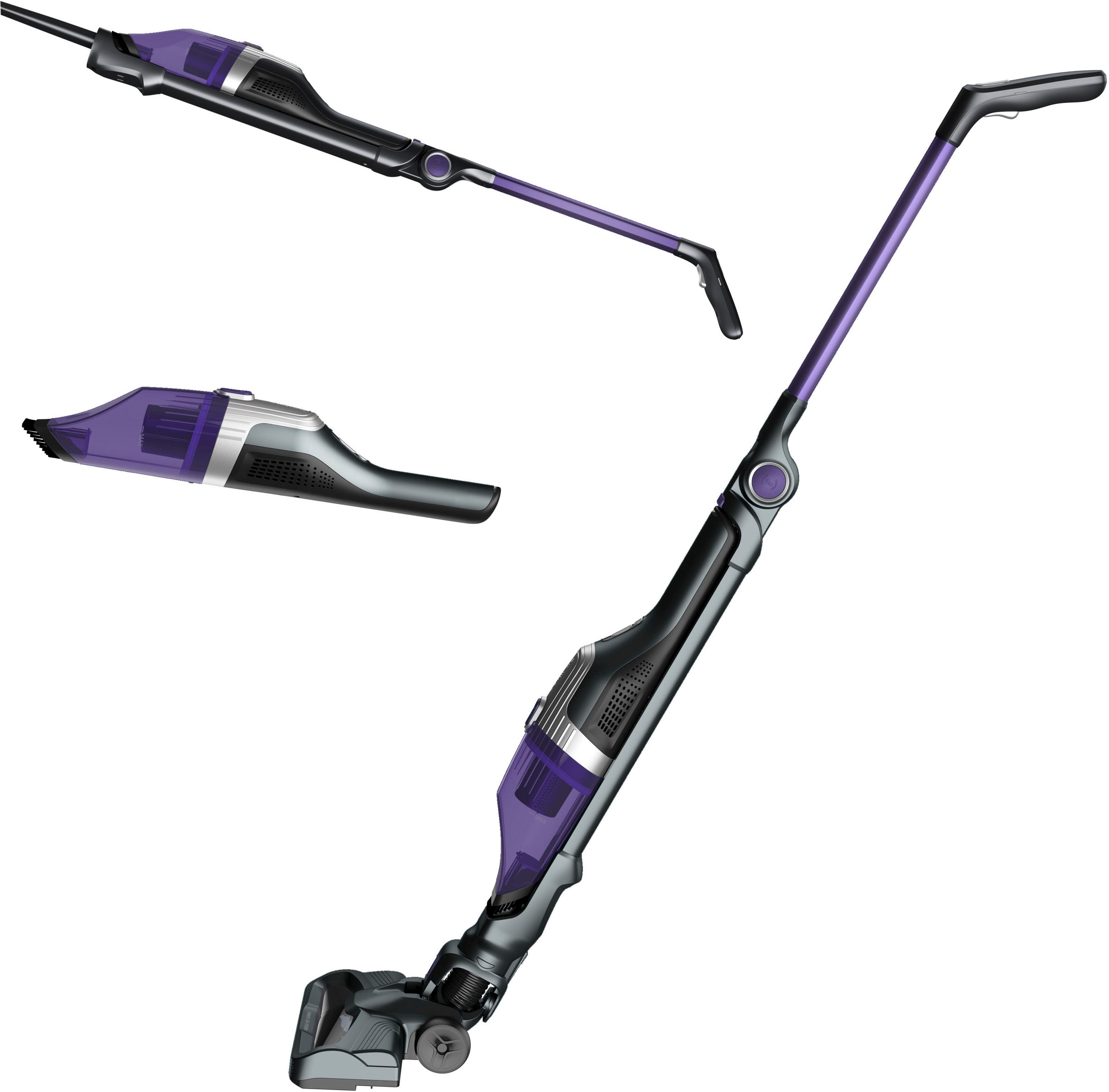 Rowenta Akku-Hand-und Stielstaubsauger »RH1238 Xtrem Compact«, leistungsstark, Bodenladestation, Multifunktionsreinigung, Flex-Gelenk