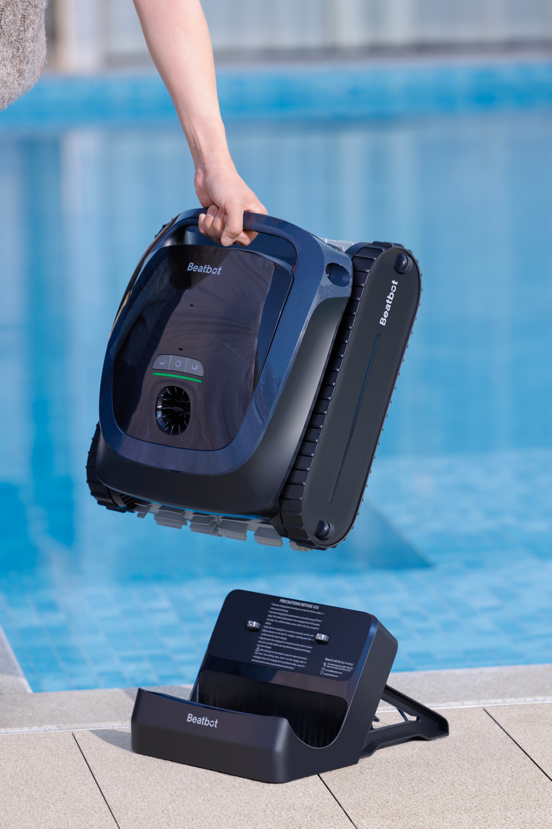 Beatbot Poolroboter »AquaSense 2« Der weltweit erste 3-in-1-Roboter-Poolreiniger
mit Parkfunktion