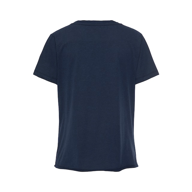 Elbsand T-Shirt »Talvi«, mit Flockprint online bestellen