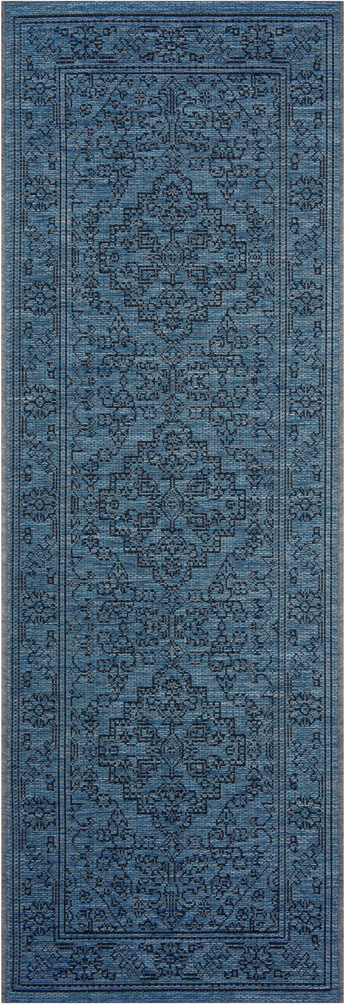 NORTHRUGS Läufer »Tyros«, rechteckig, 4 mm Höhe, In-und Outdoor geeignet, Strapazierfähig und pflegeleicht, Flachgewebe