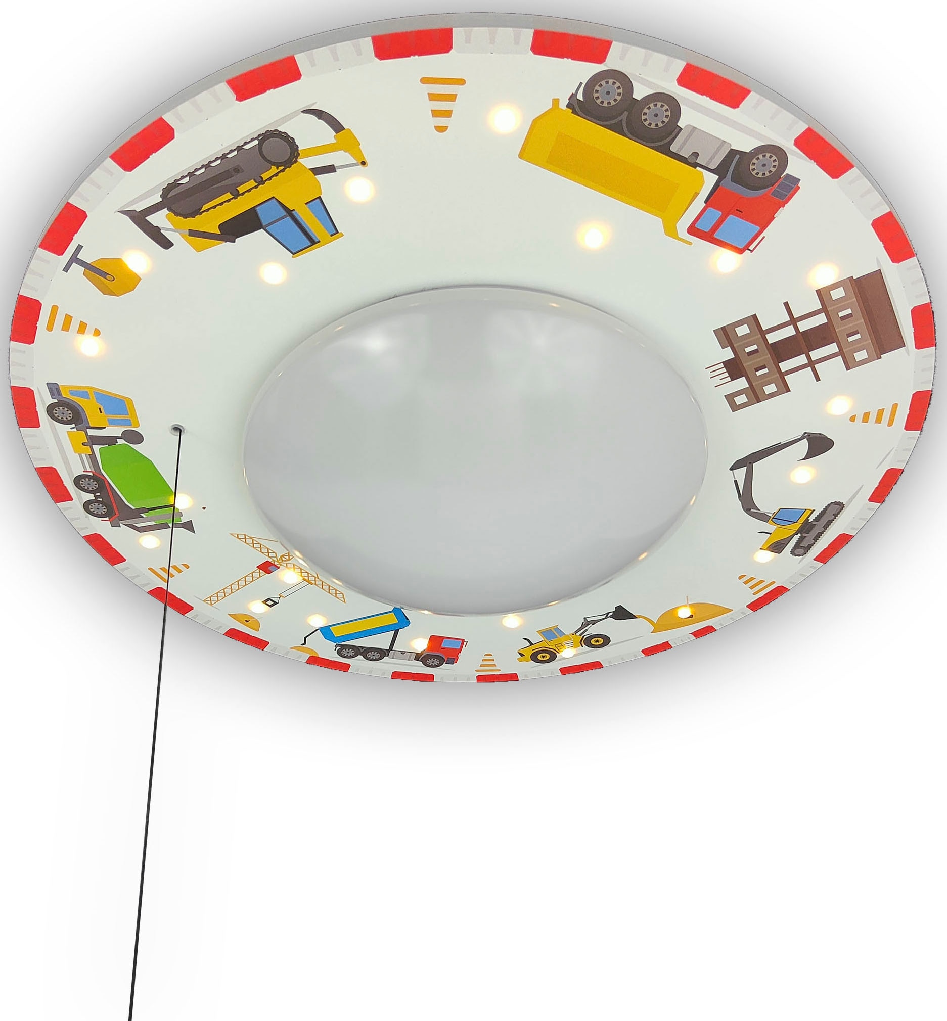 niermann Deckenleuchte »Baustelle« E27 1 Stk. hochwertiger Druck auf kompletter Oberfläche