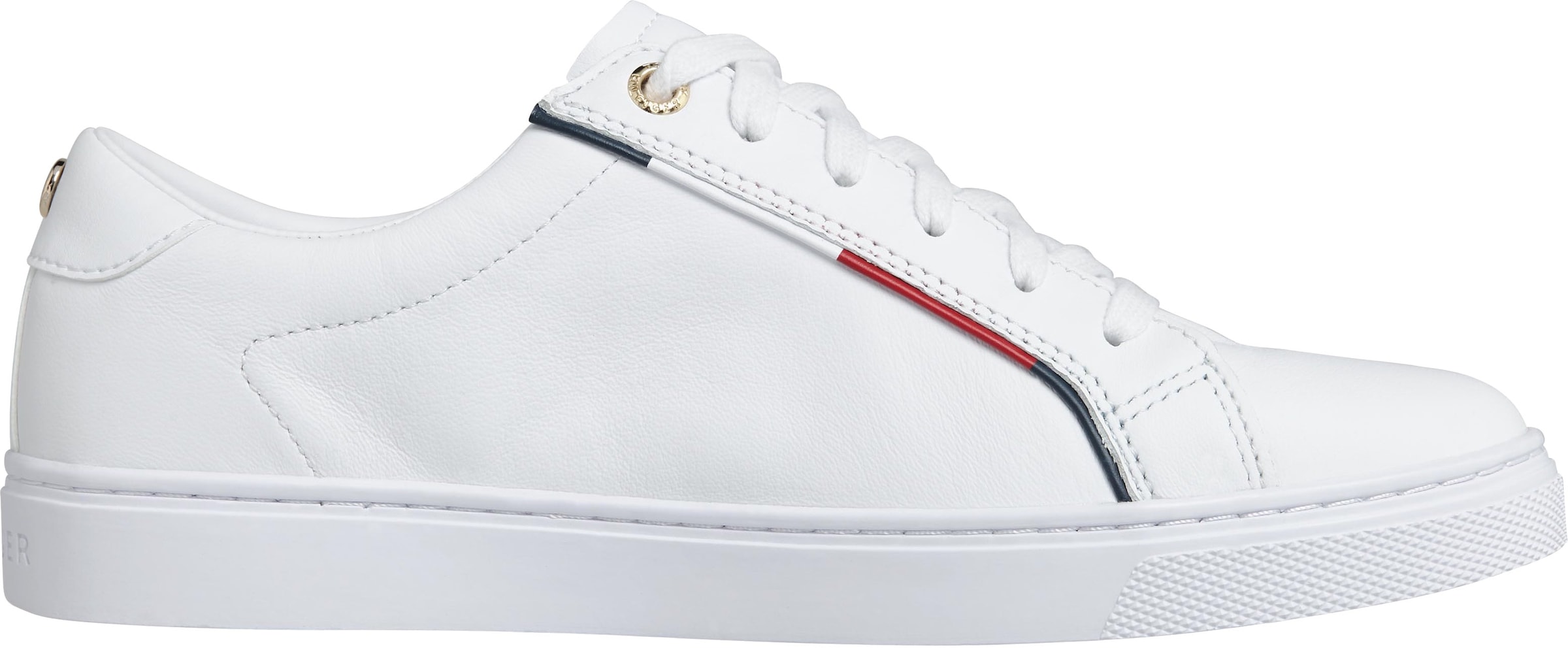 Tommy Hilfiger Sneaker »TOMMY HIFLIGER SIGNATURE SNEAKER«, mit bunter Paspellierung, Freizeitschuh, Halbschuh, Schnürschuh