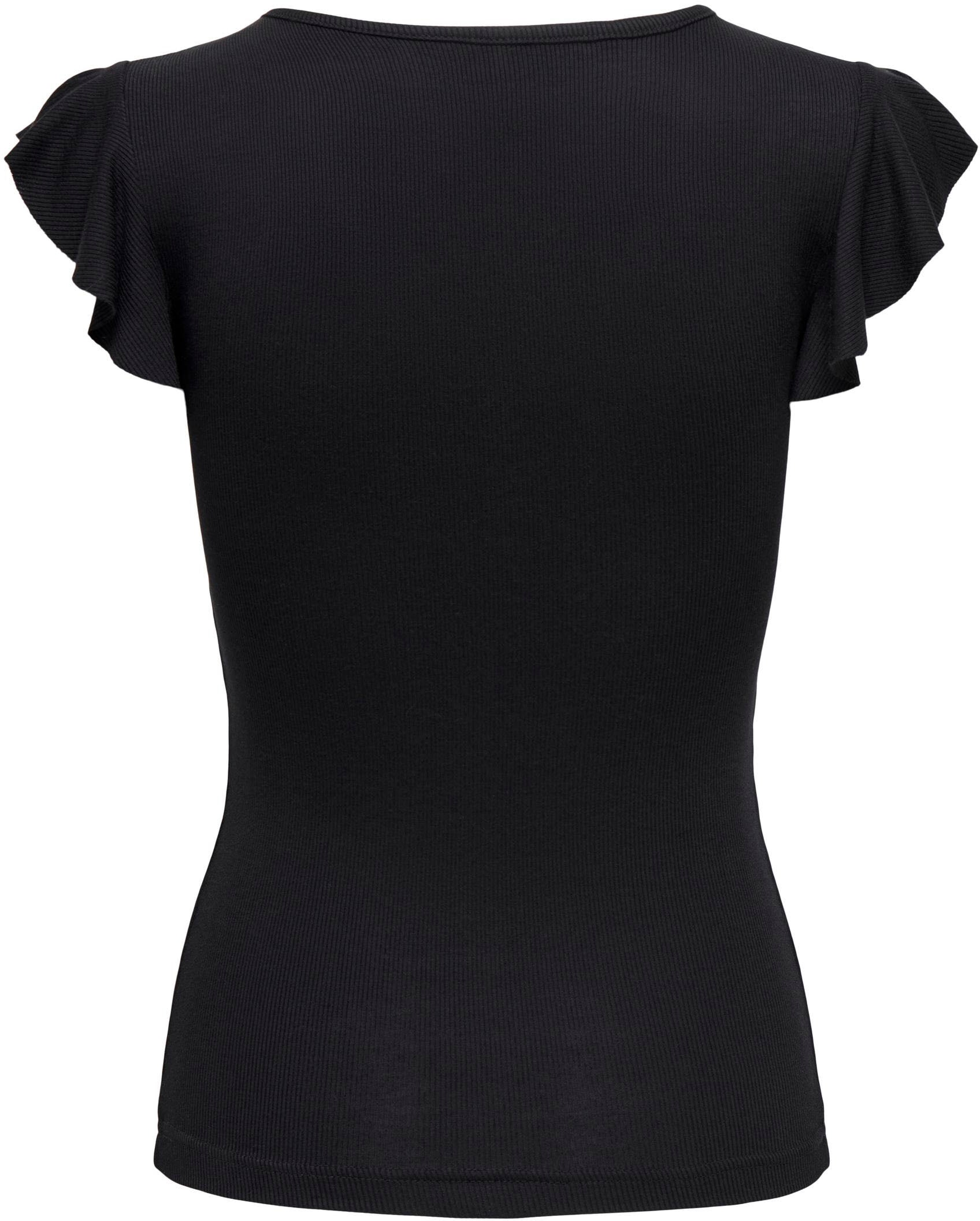 ONLY V-Shirt »ONLBELIA – V-Ausschnitt für femininen Sommerkomfort« Viskosemischung, regular fit, Rundhals