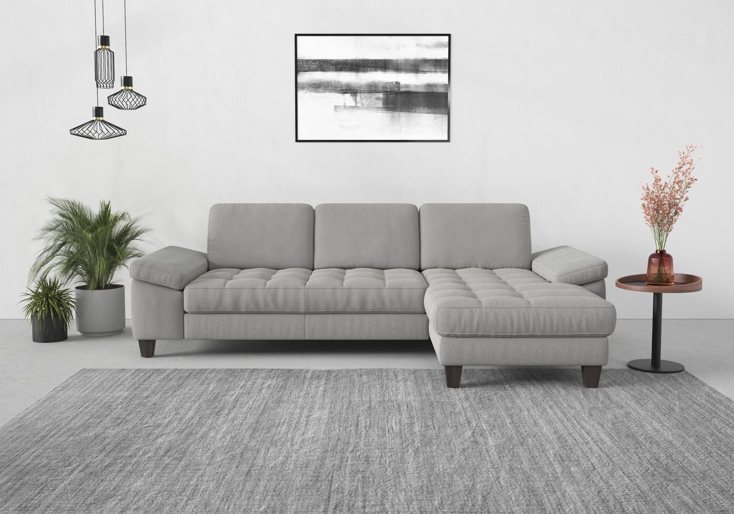sit&more Ecksofa »Westham L-Form« Recamiere, mit oder ohne Bettfunktion, Be günstig online kaufen
