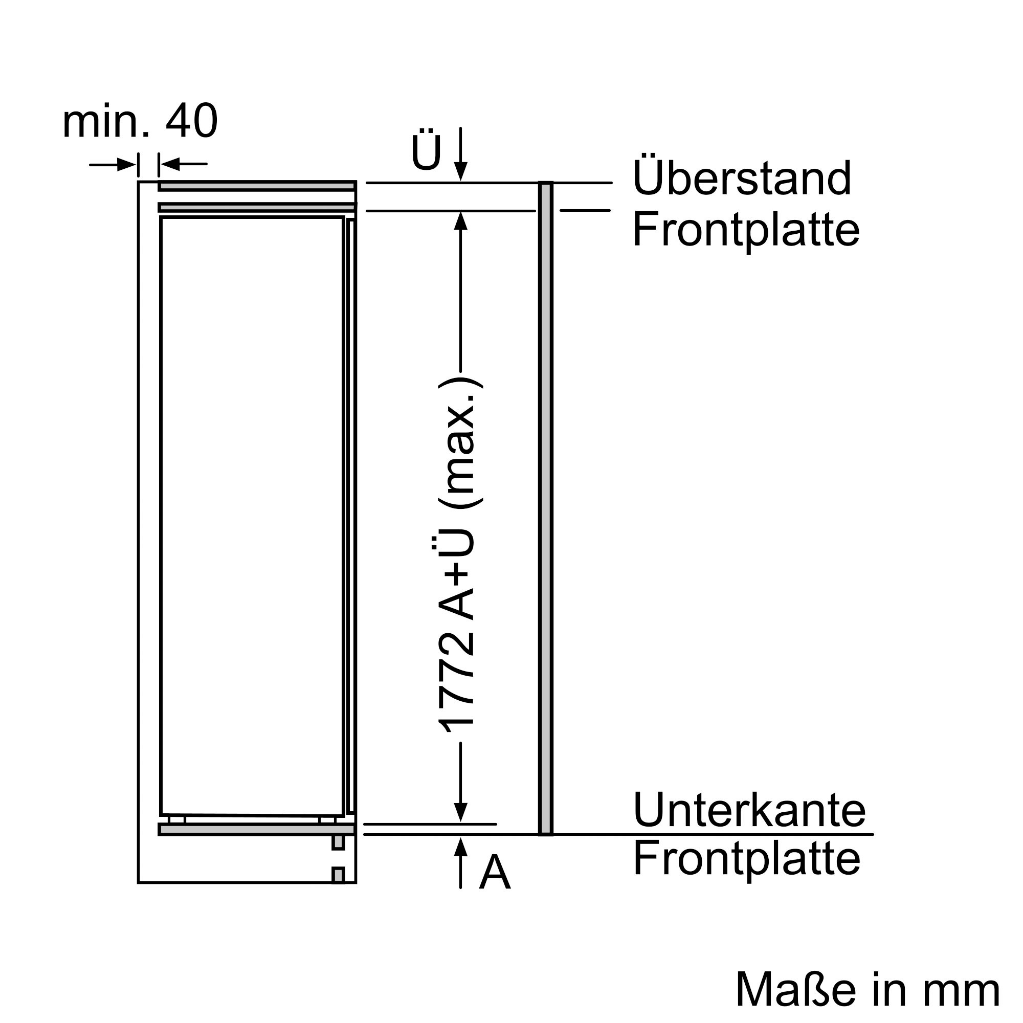 NEFF Einbaukühlschrank »KI1813DD0«, mit Soft Close