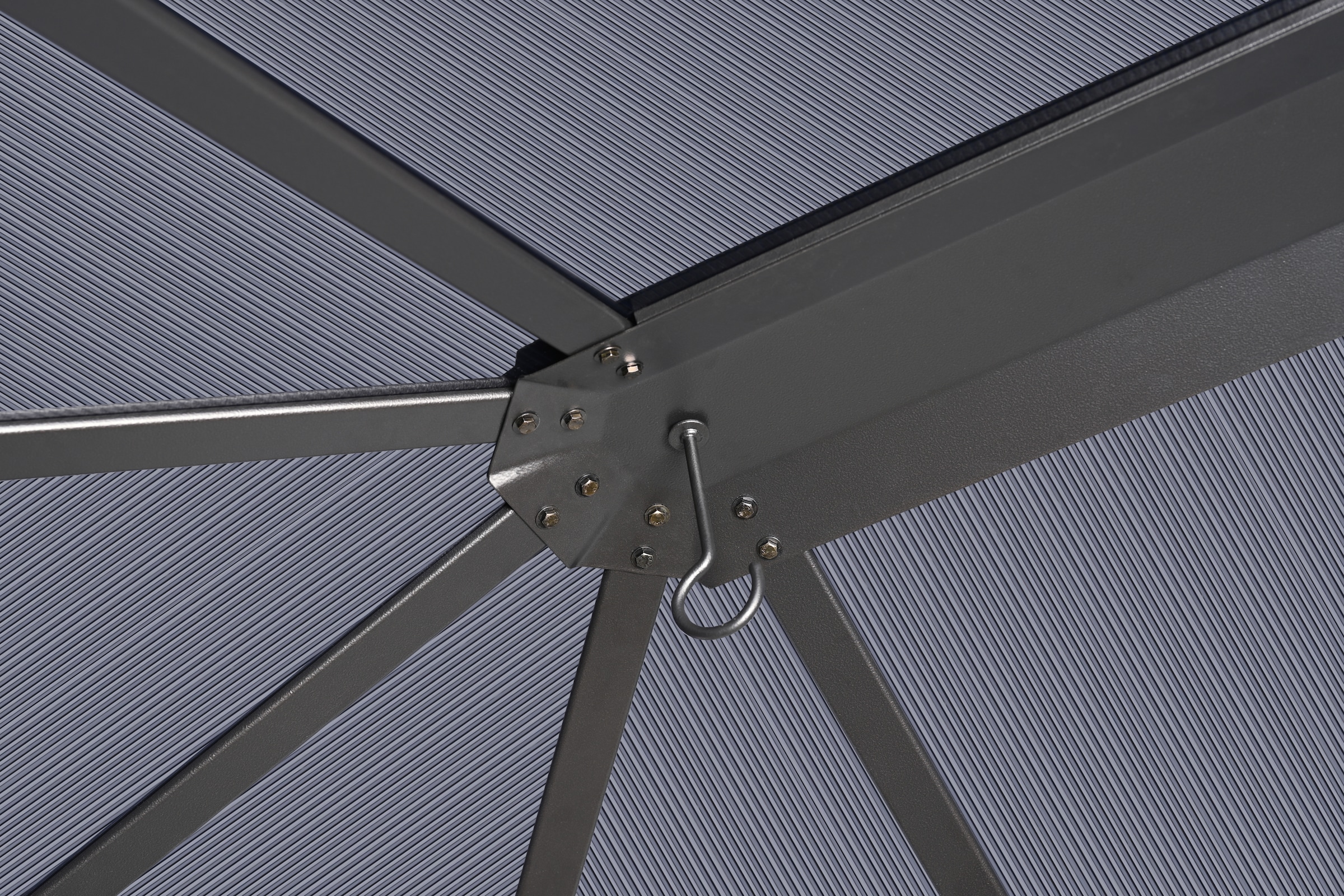 KONIFERA Pavillon »Aruba« BxT: 3x4m, robustes Aluminiumgestell mit PC-Dach