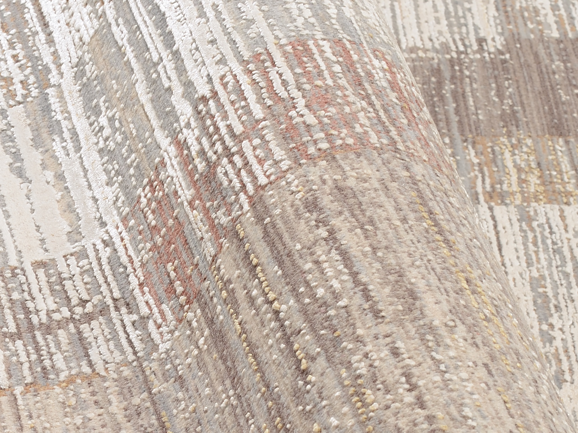 OCI DIE TEPPICHMARKE Teppich »FARBEN CITY«, rechteckig, Klassisches Muster, eingefasst, in 3-D-Optik