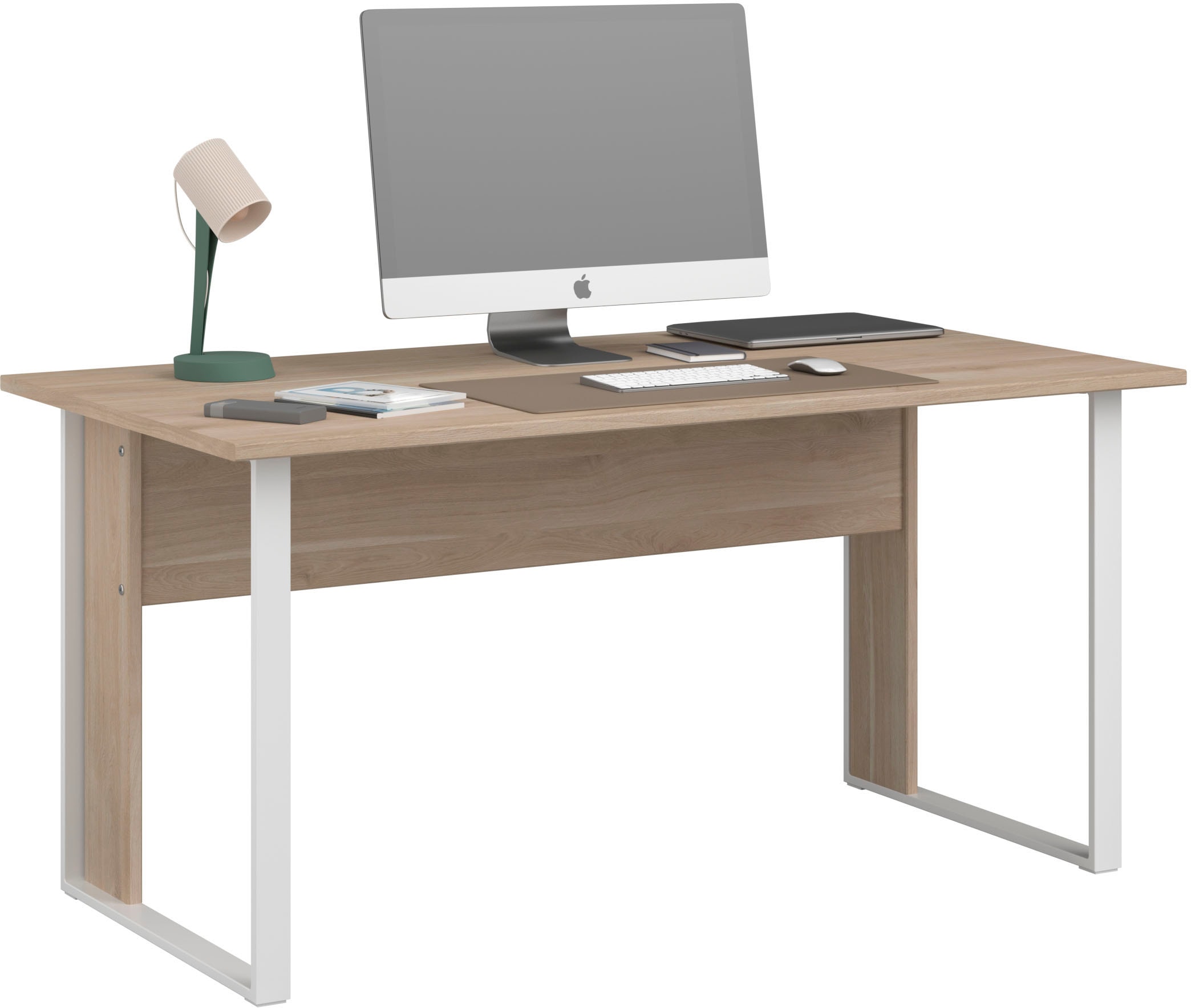 Parisot Büromöbel-Set »Parisot Start Up 22« Set, 3 tlg. Schreibtisch längseitig mit ABS-Kante, frei stellbar